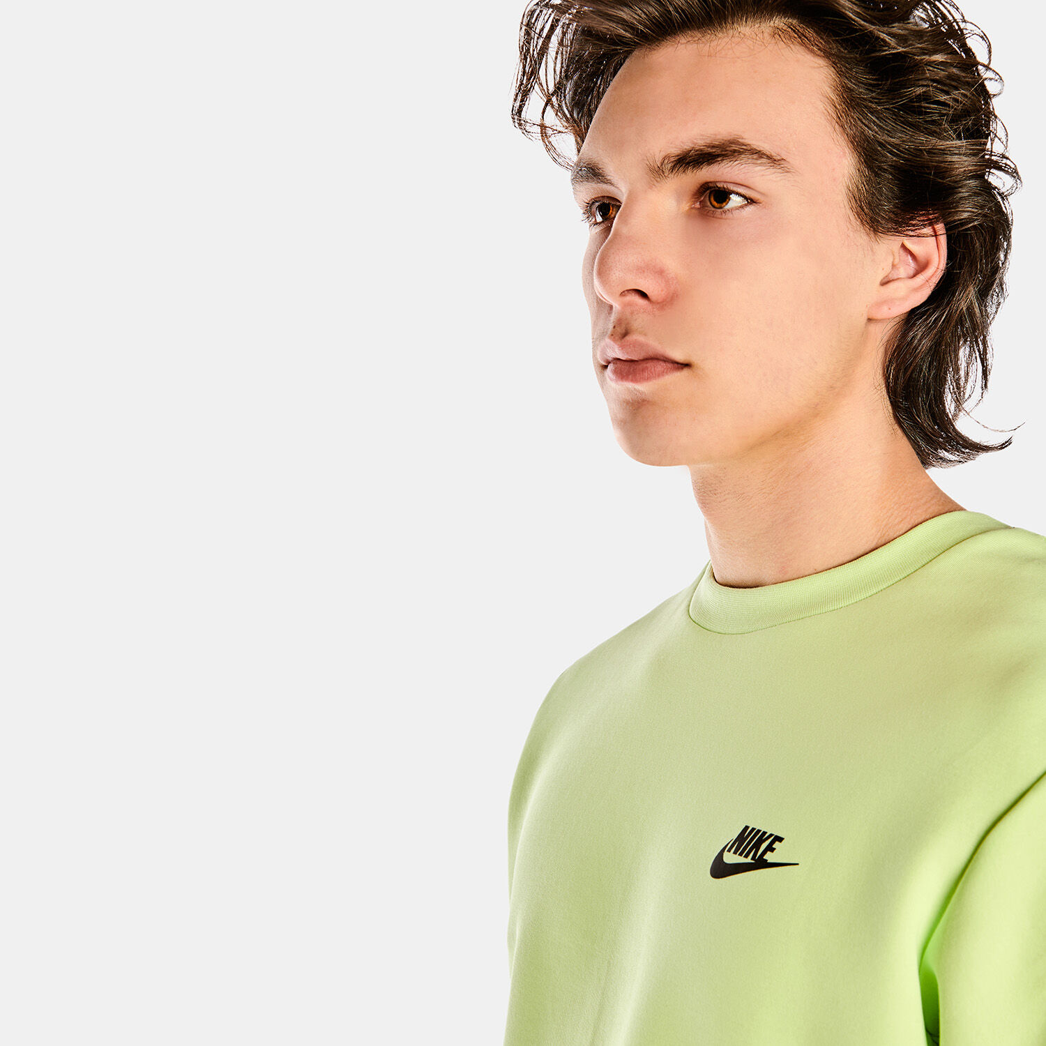 Lime green best sale nike crew neck