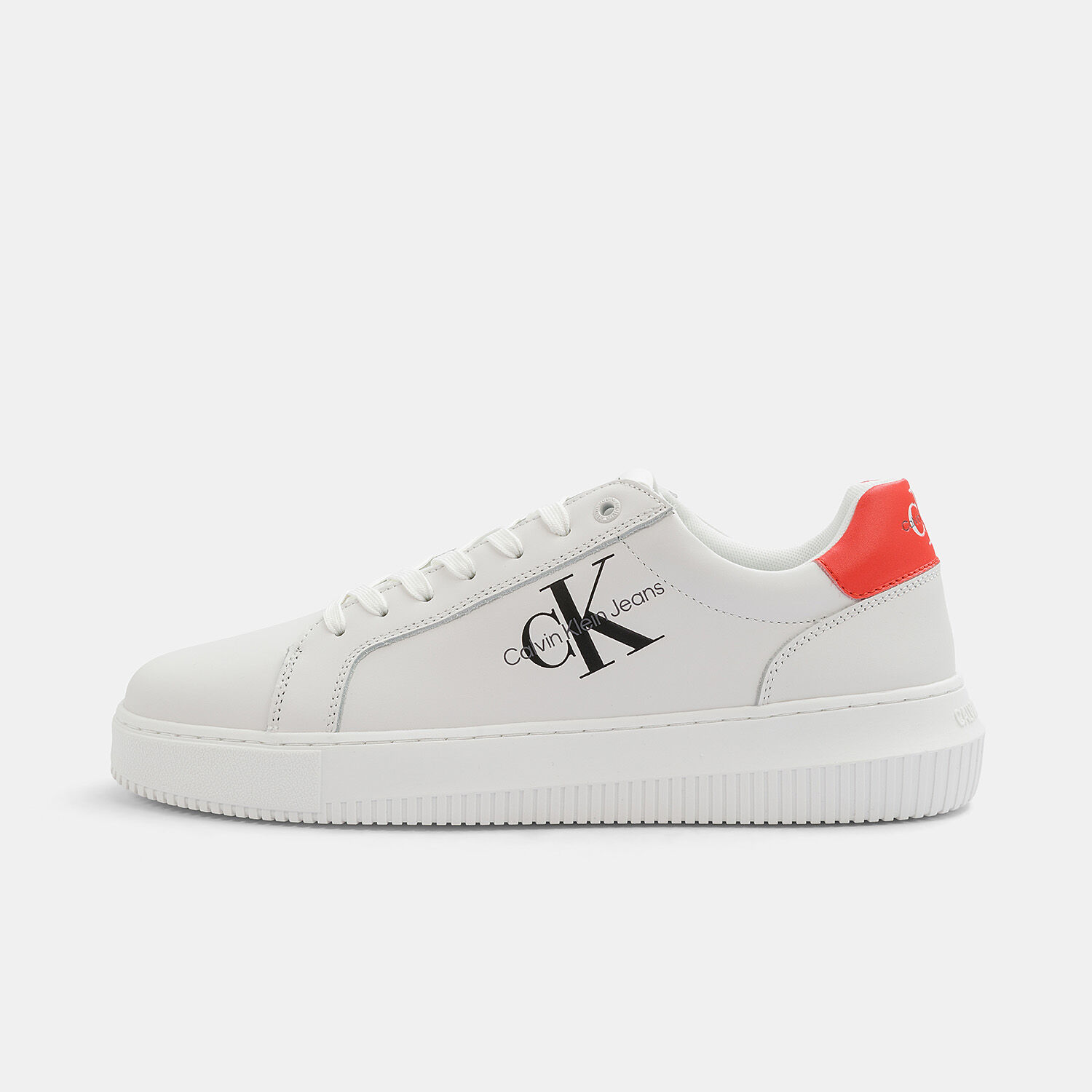 Calvin klein sneakers red discount