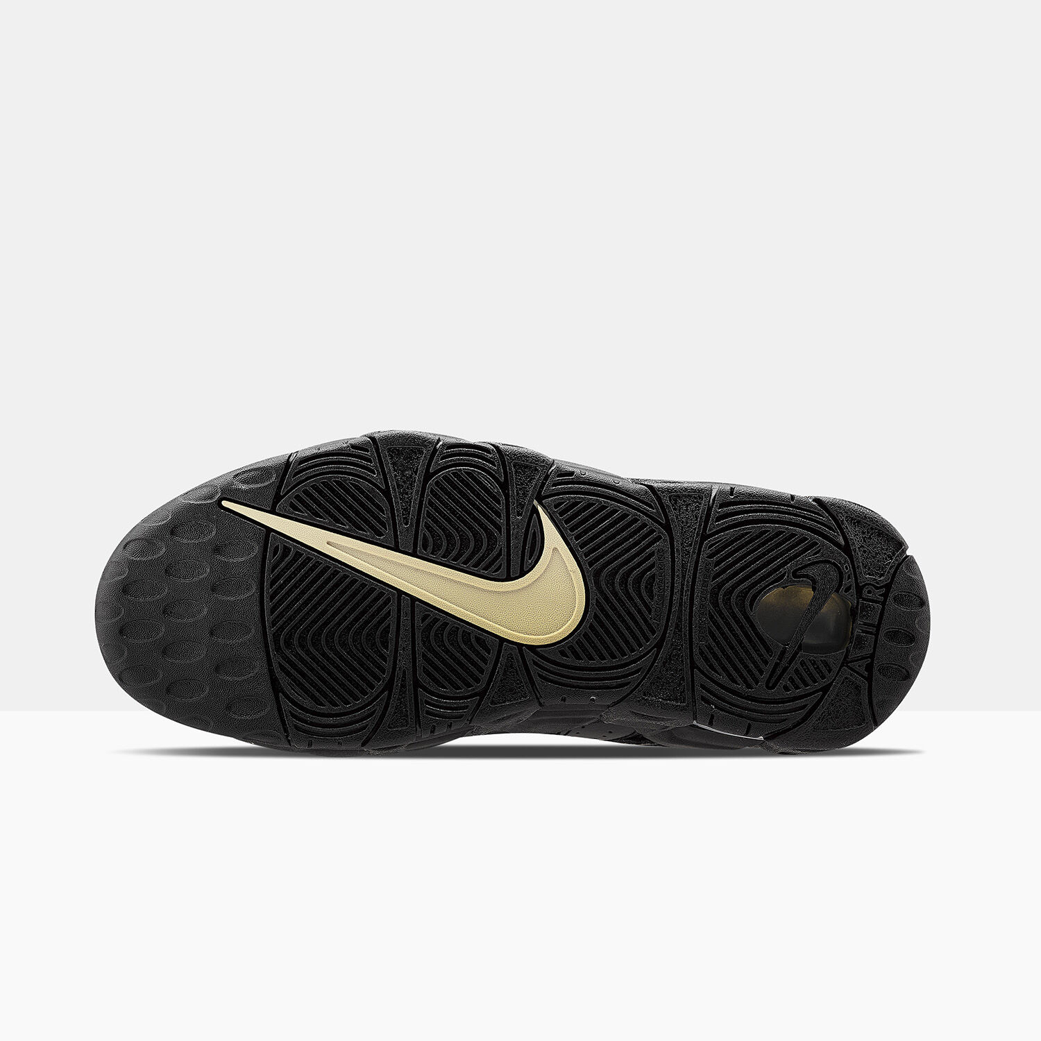 Nike uptempo doradas outlet