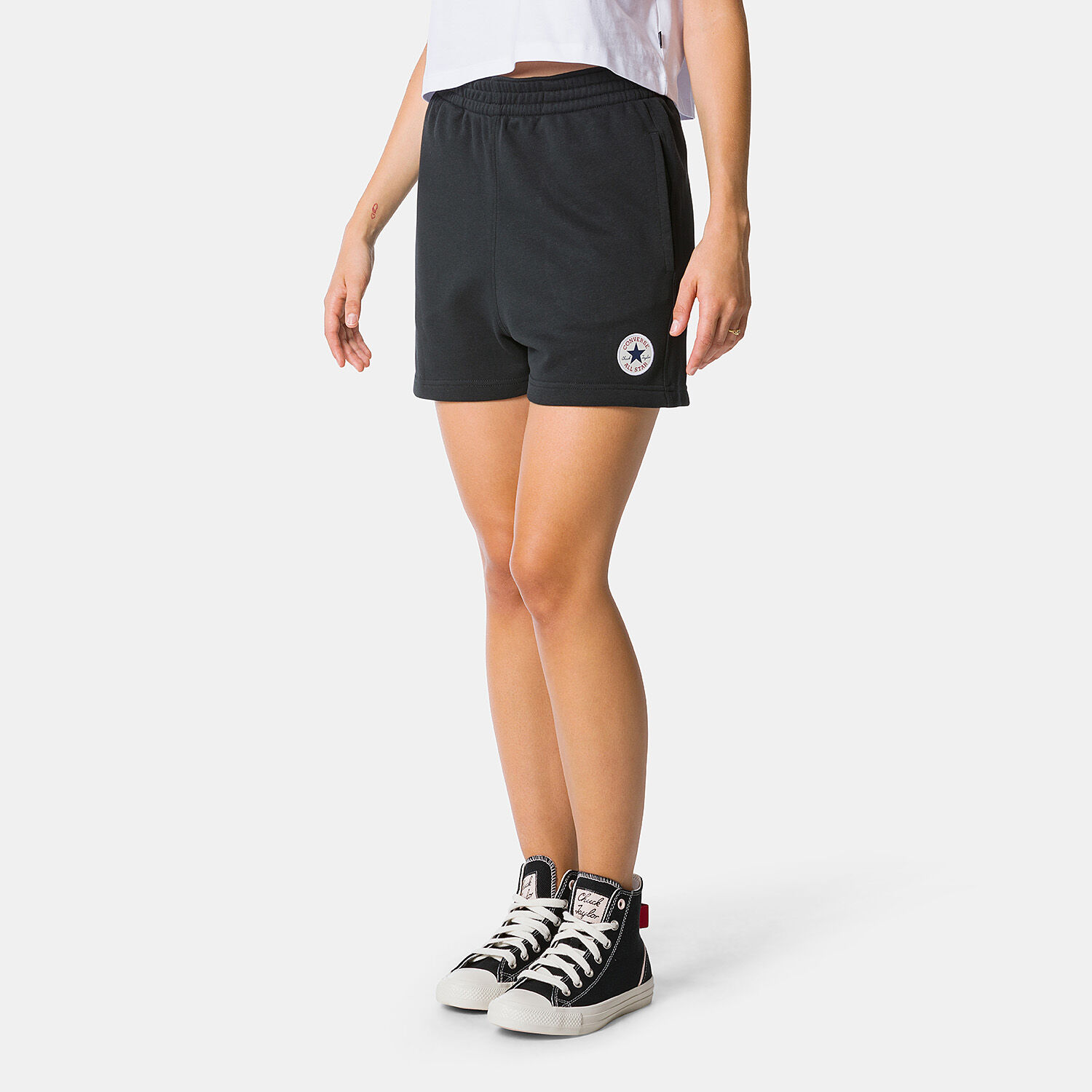 Converse Retro Chuck Taylor Knit shorts black AW LAB