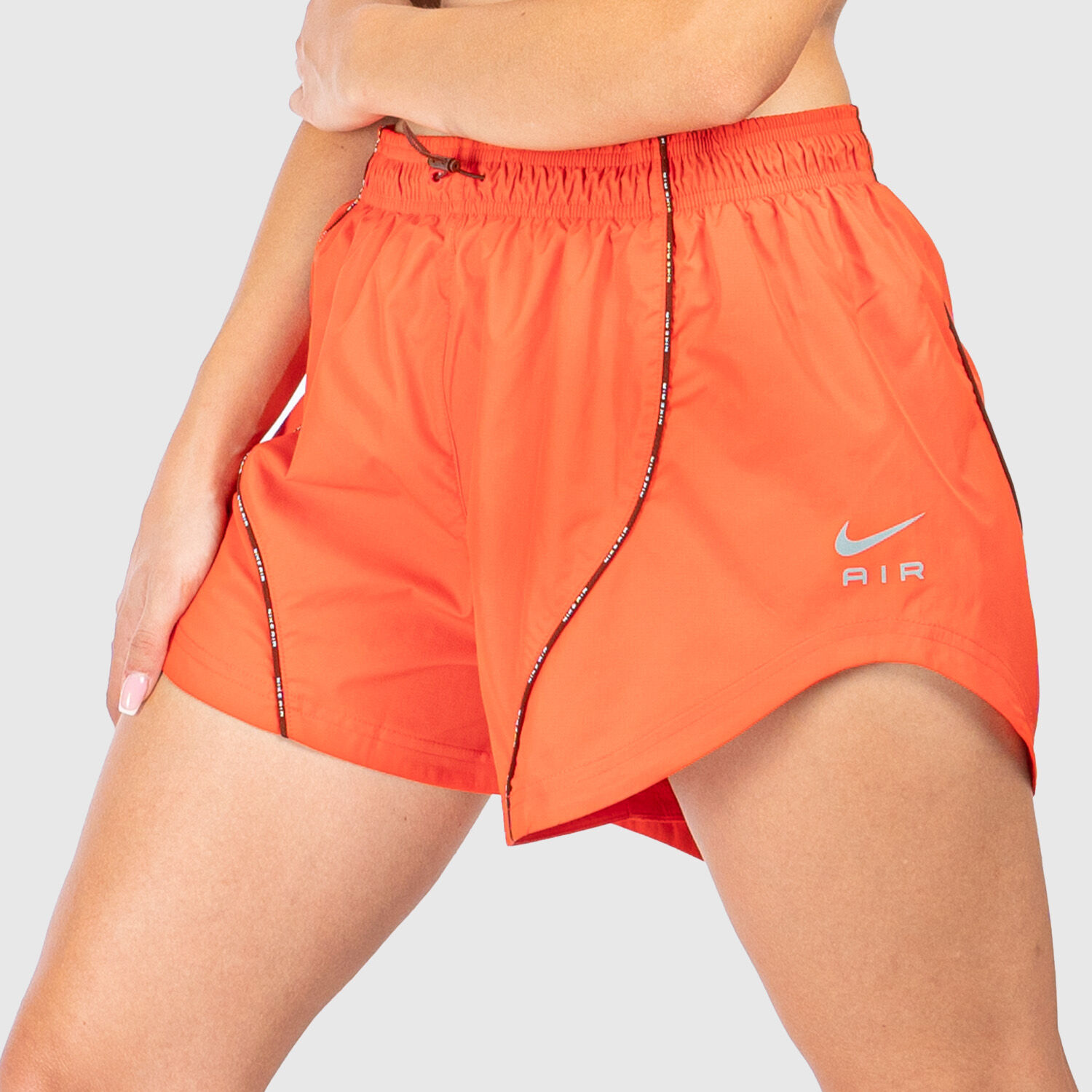 Orange nike shorts womens deals