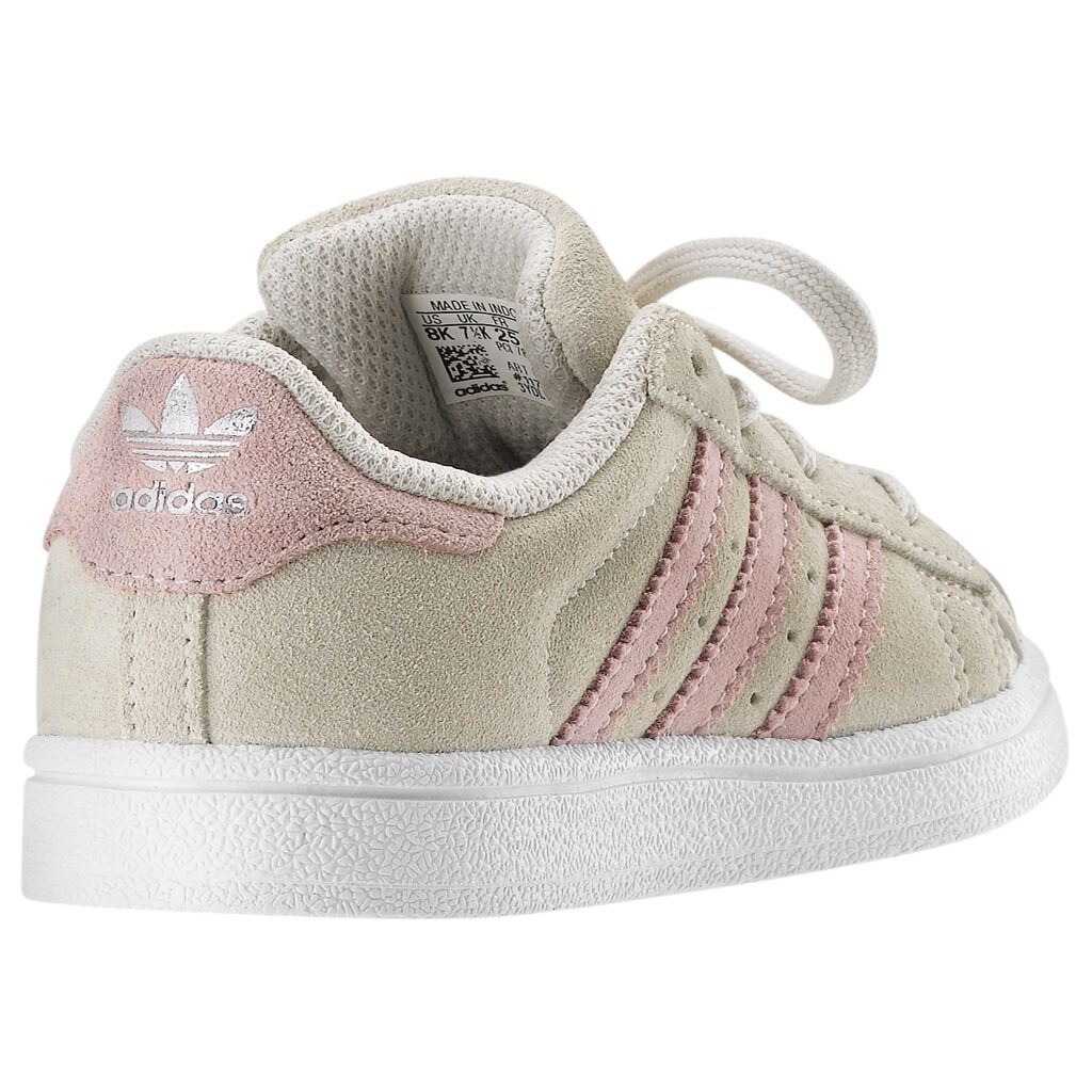 Adidas superstar beige best sale rosa