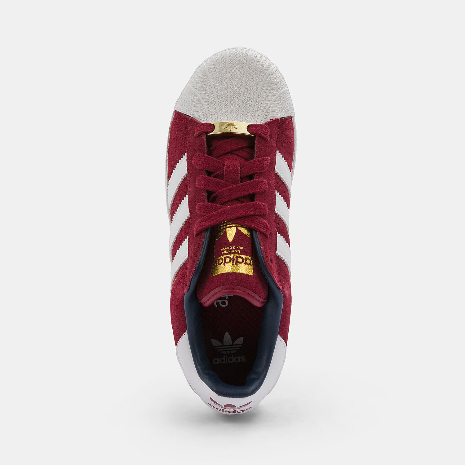 adidas Superstar XLG red gold and white AW LAB