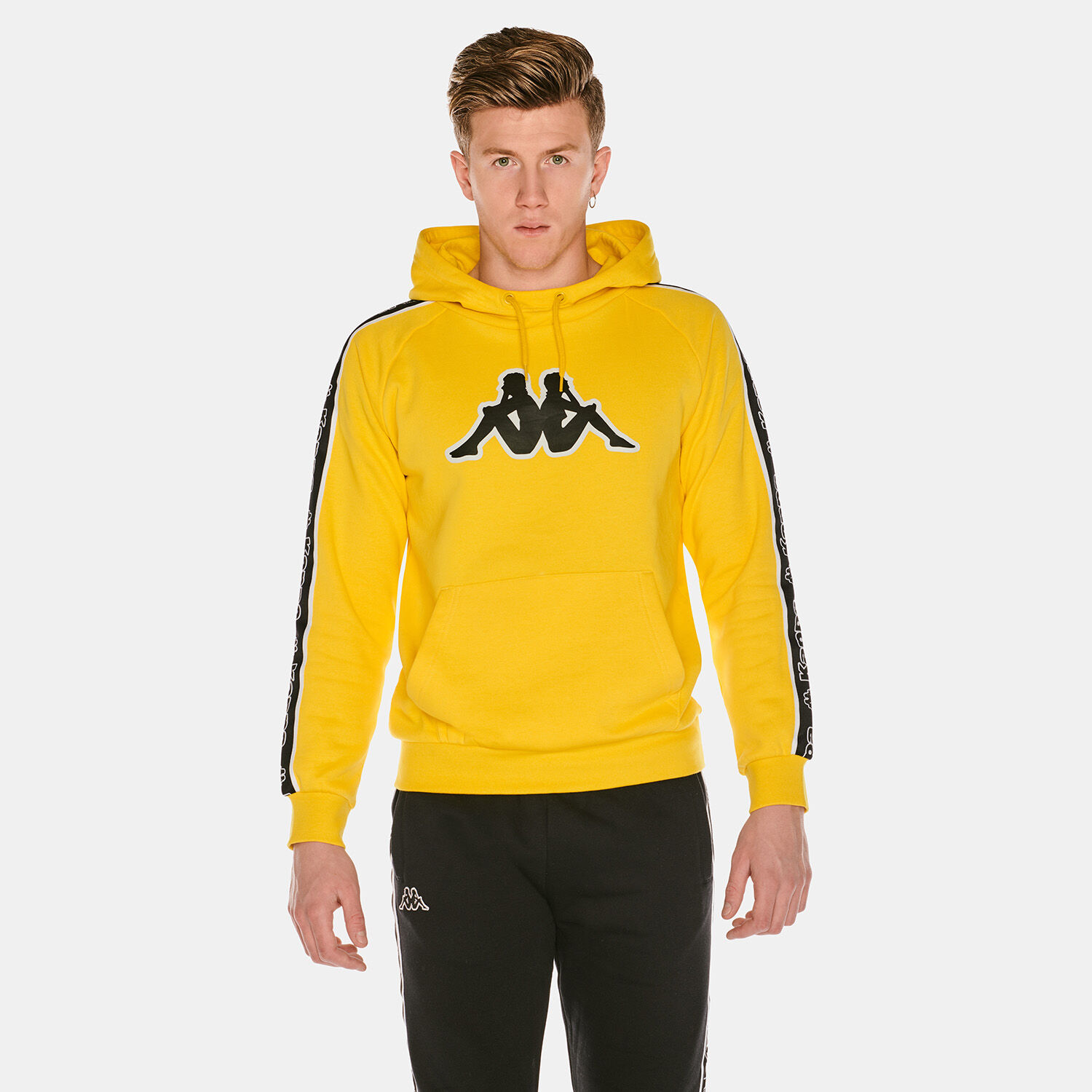Yellow kappa hotsell sweatshirt