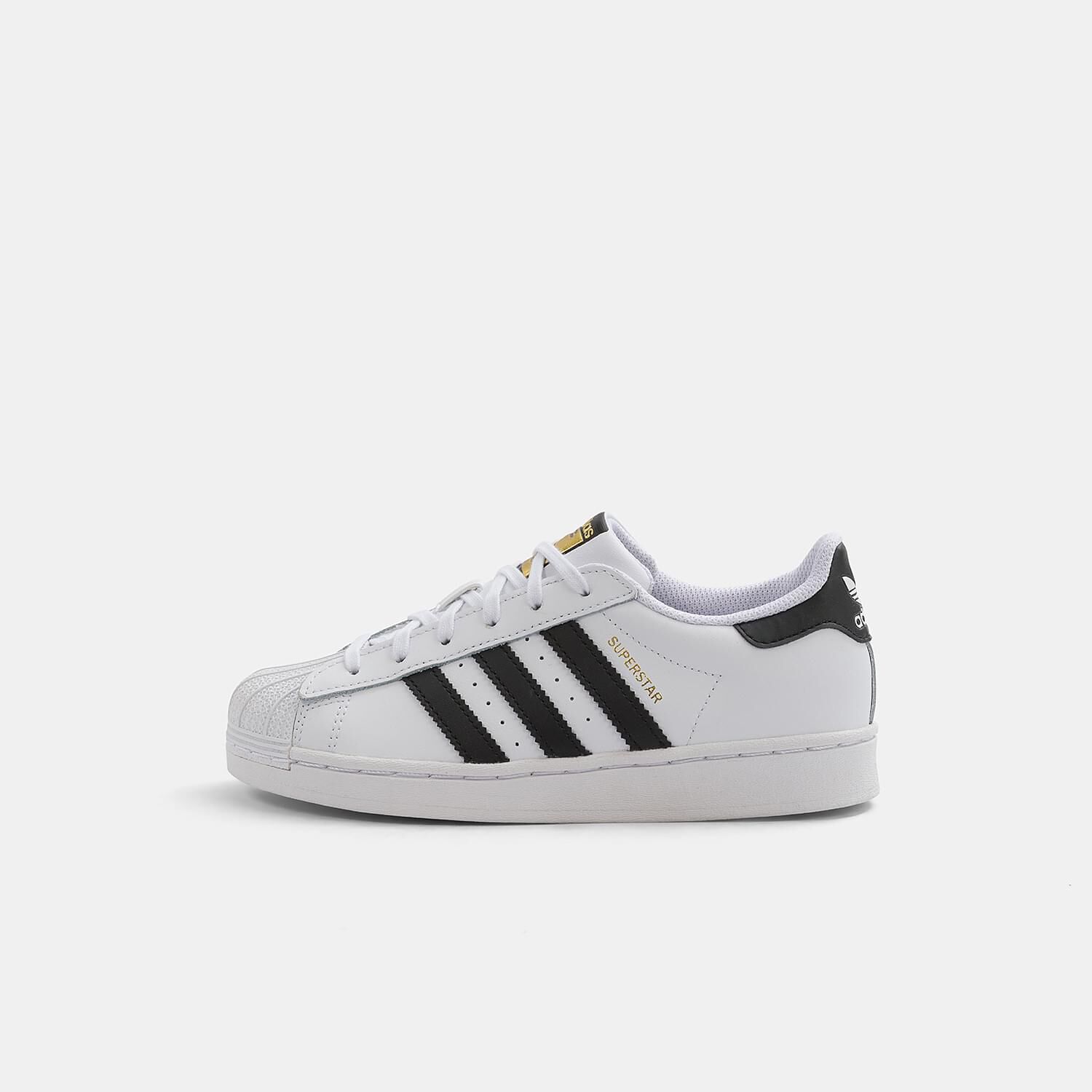 Adidas superstar 2 junior black and white clearance