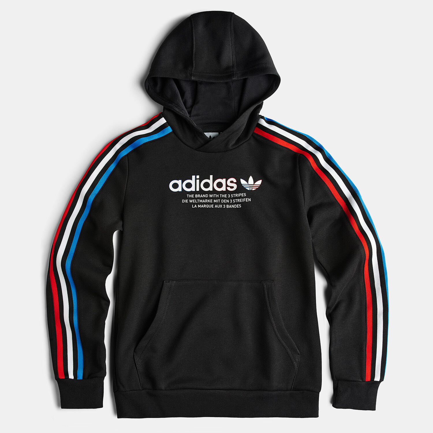 The brand with the 3 stripes hoodie on sale