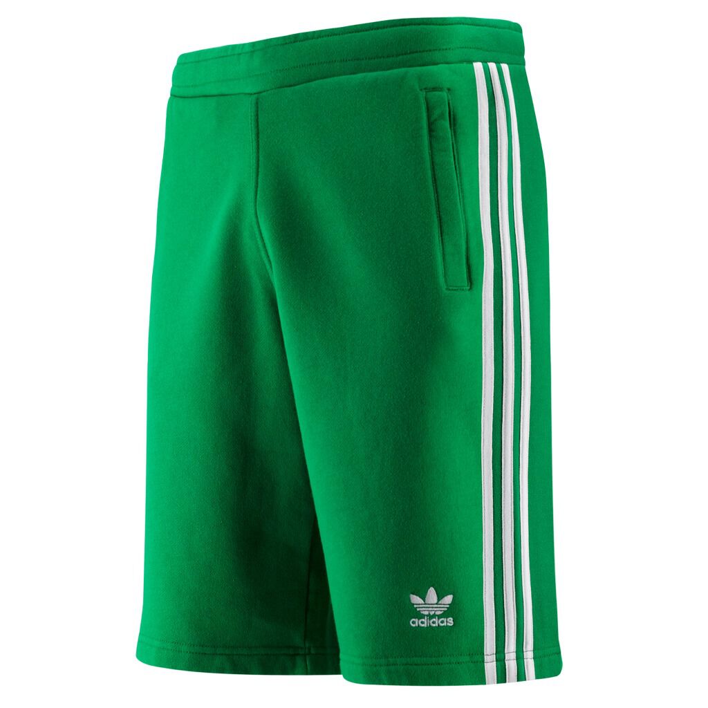 adidas 3 Stripes men s green shorts AW LAB