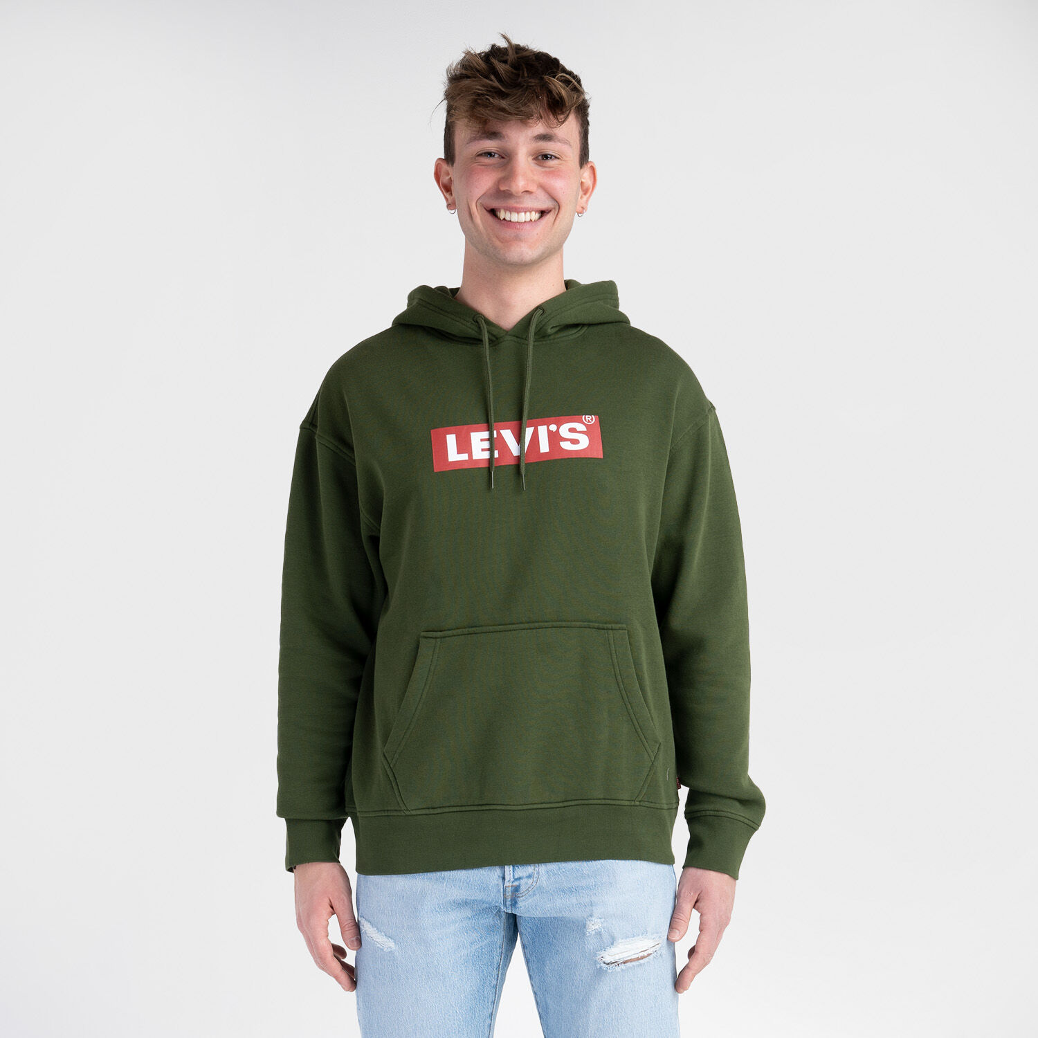 Green levis hoodie deals