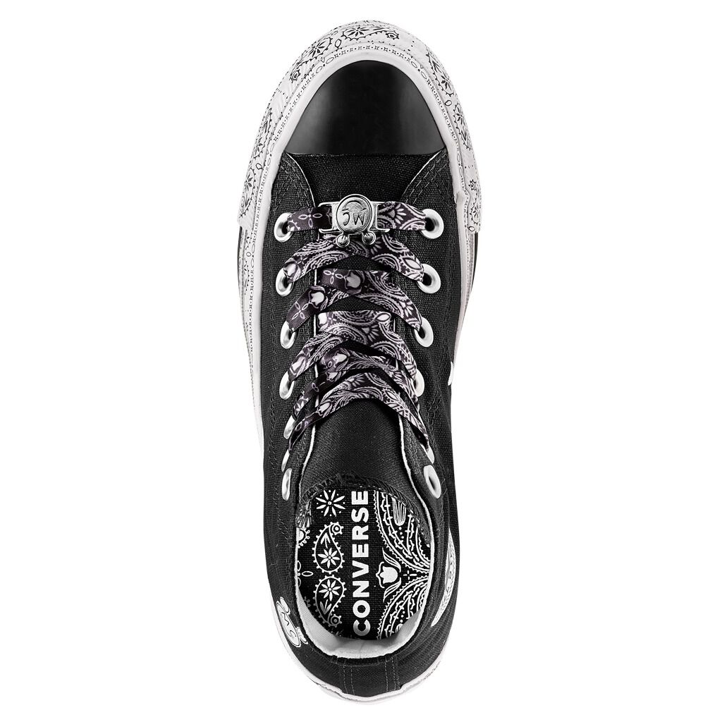 Converse x miley cyrus chuck taylor top all star platform velvet high top