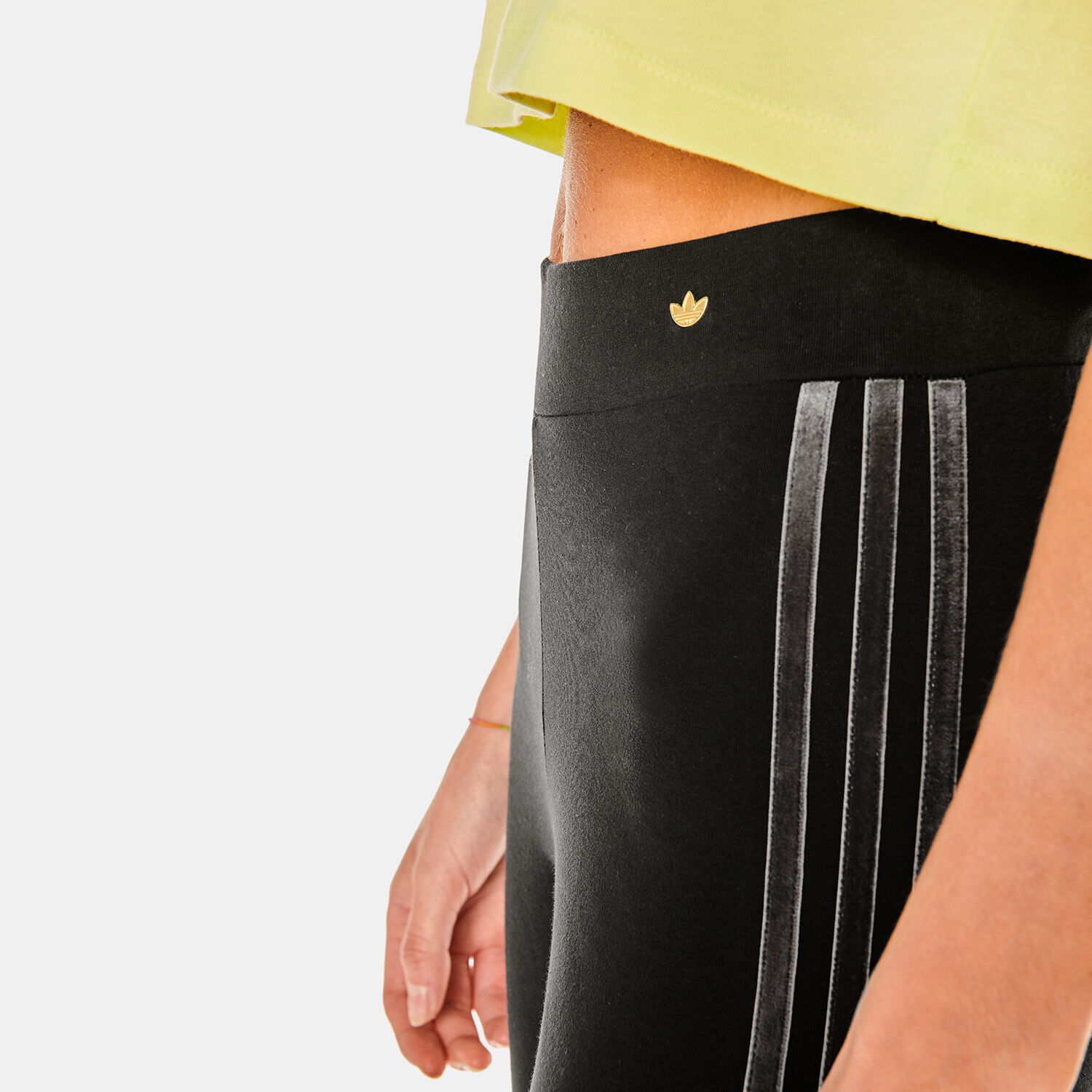adidas leggings golden and black AW LAB