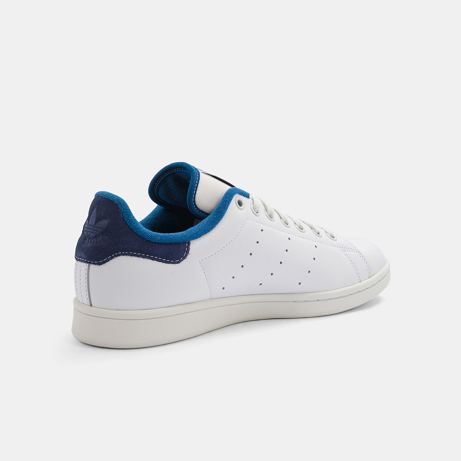 adidas Stan Smith shoes white and dark blue AW LAB