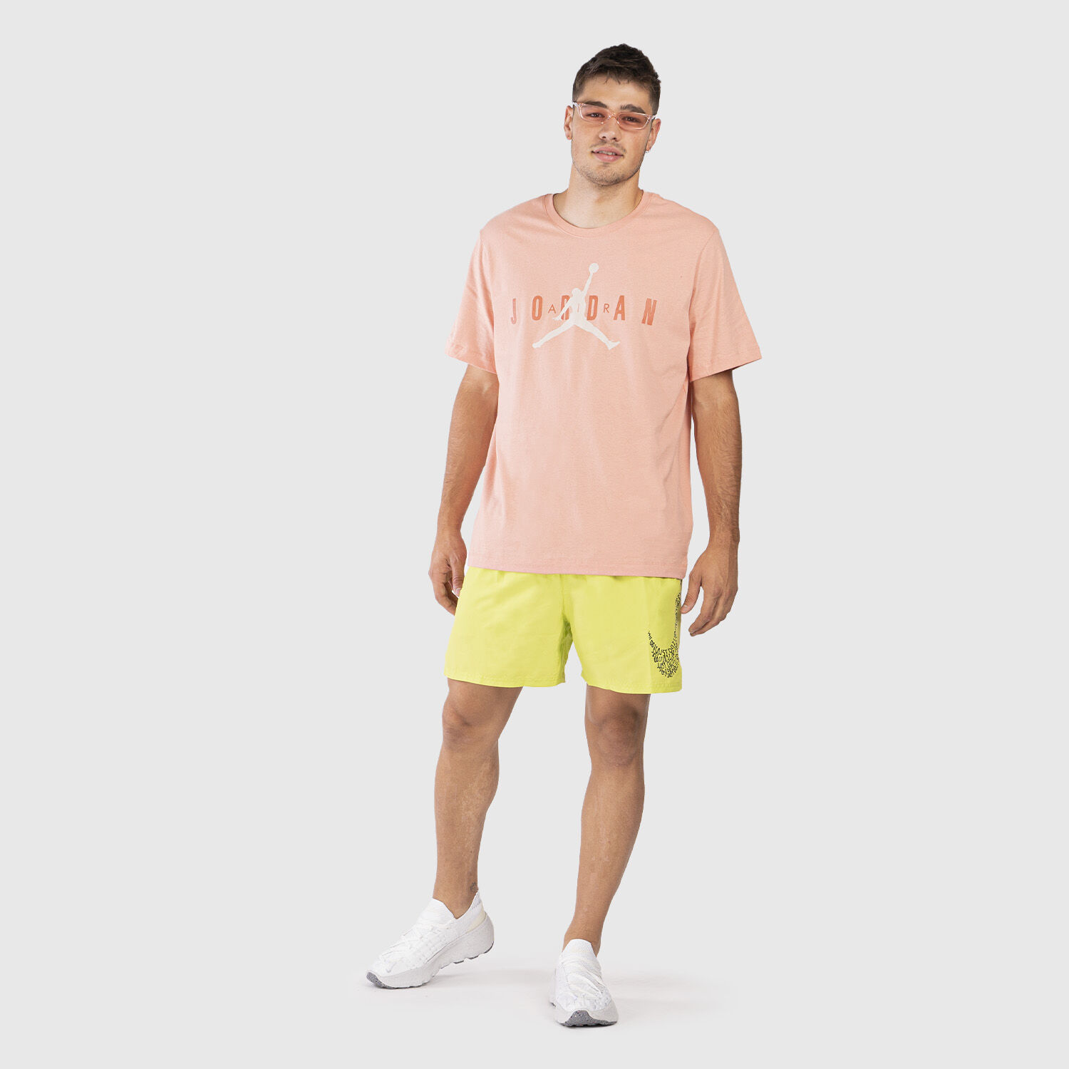 Pink air jordan t shirt sales