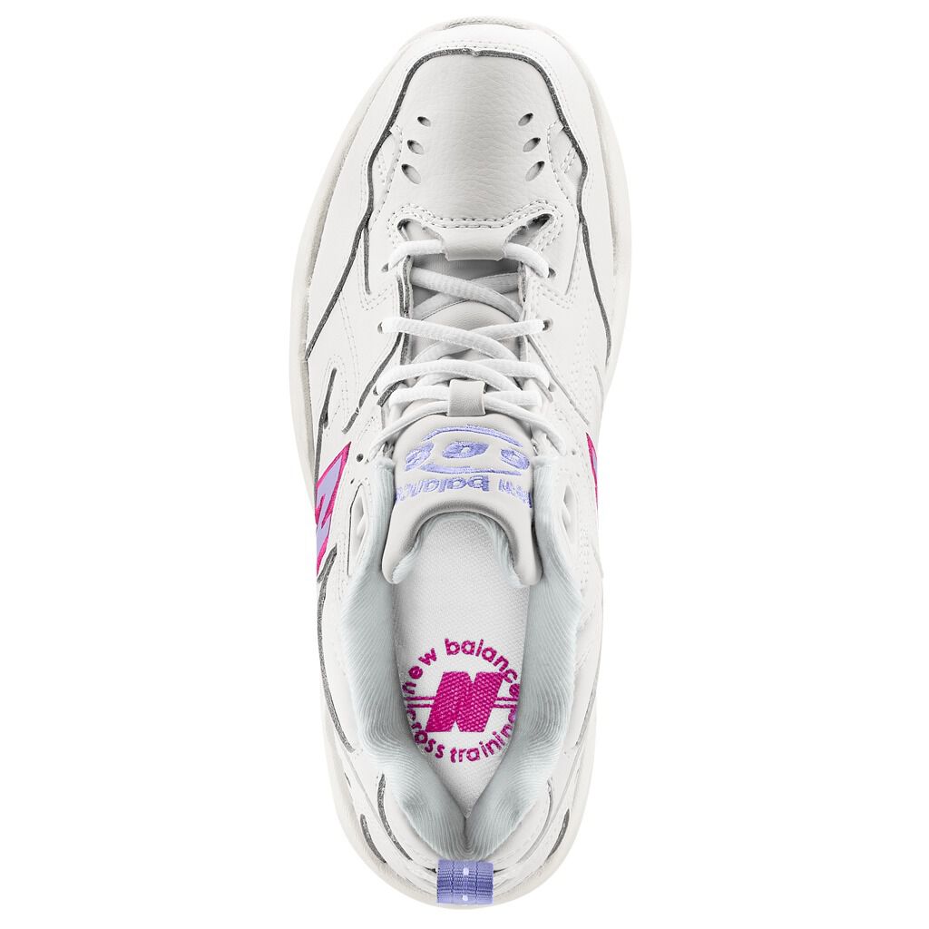 New Balance 608 white and pink shoes AW LAB