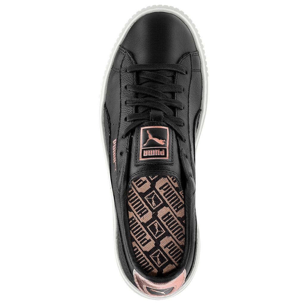 PUMA BASKET PLATFORM RGH nere e rosa AW LAB