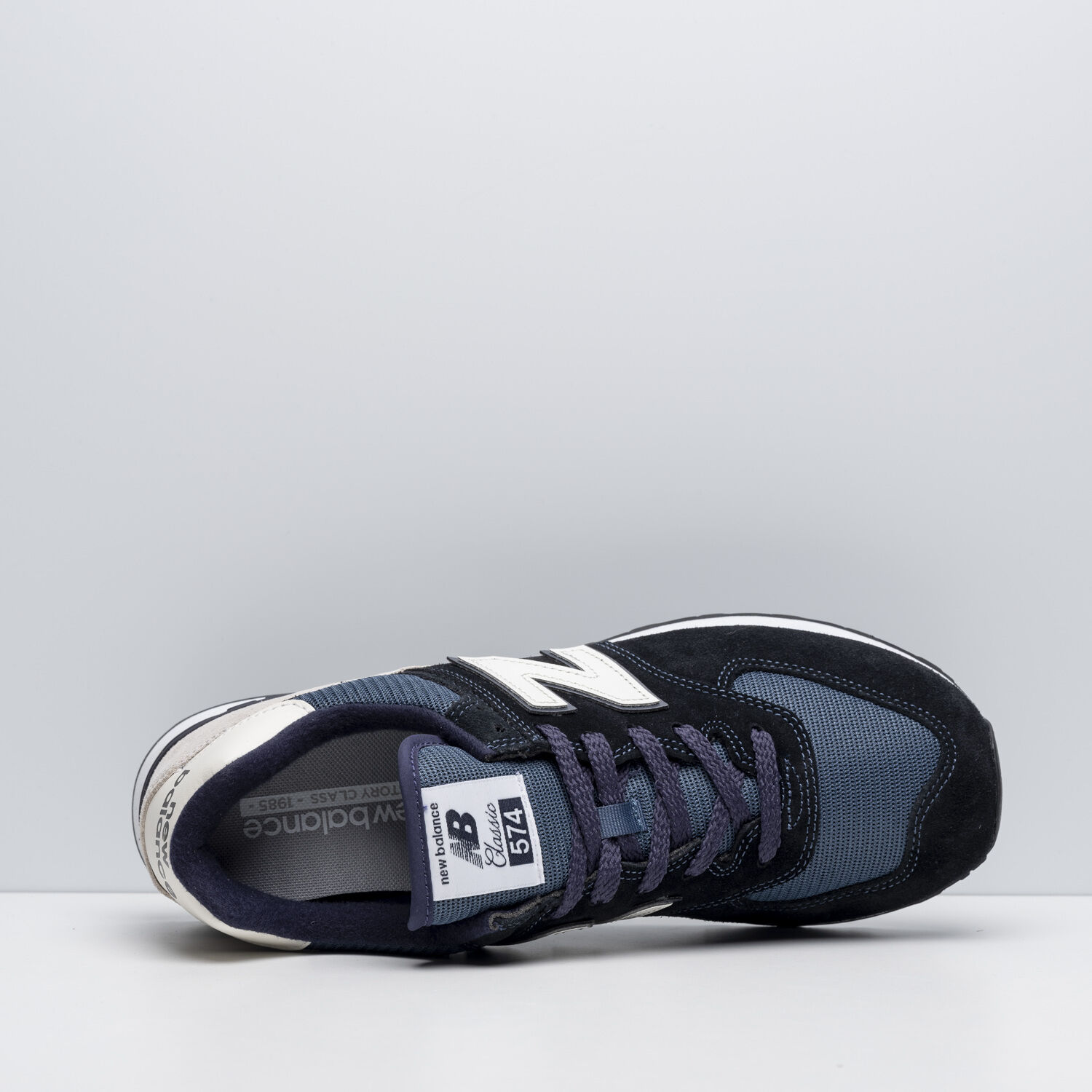 New Balance 574 History Class Pack dark blue and beige AW LAB