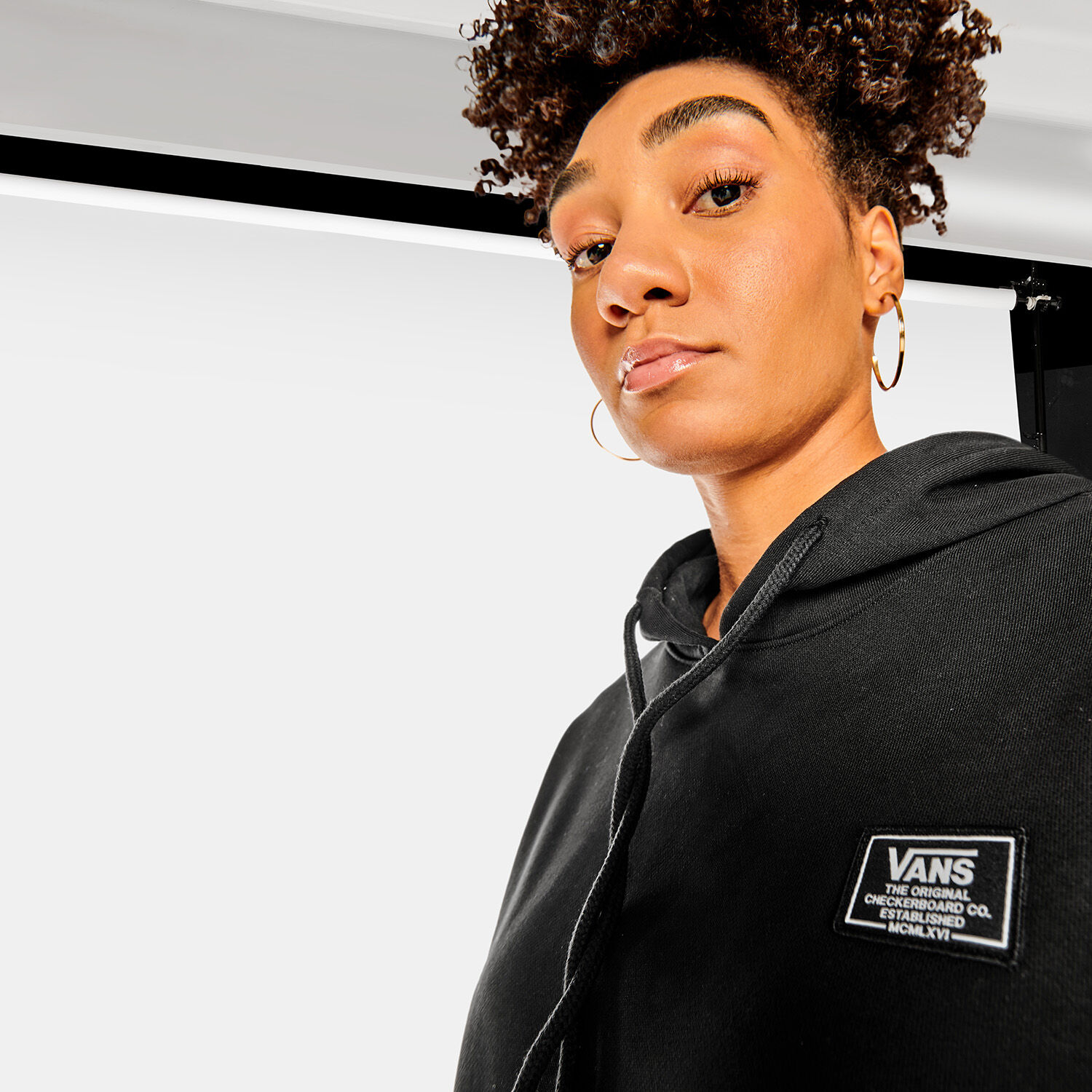 Vans Boom Boom 66 Sweatshirt black and white AW LAB