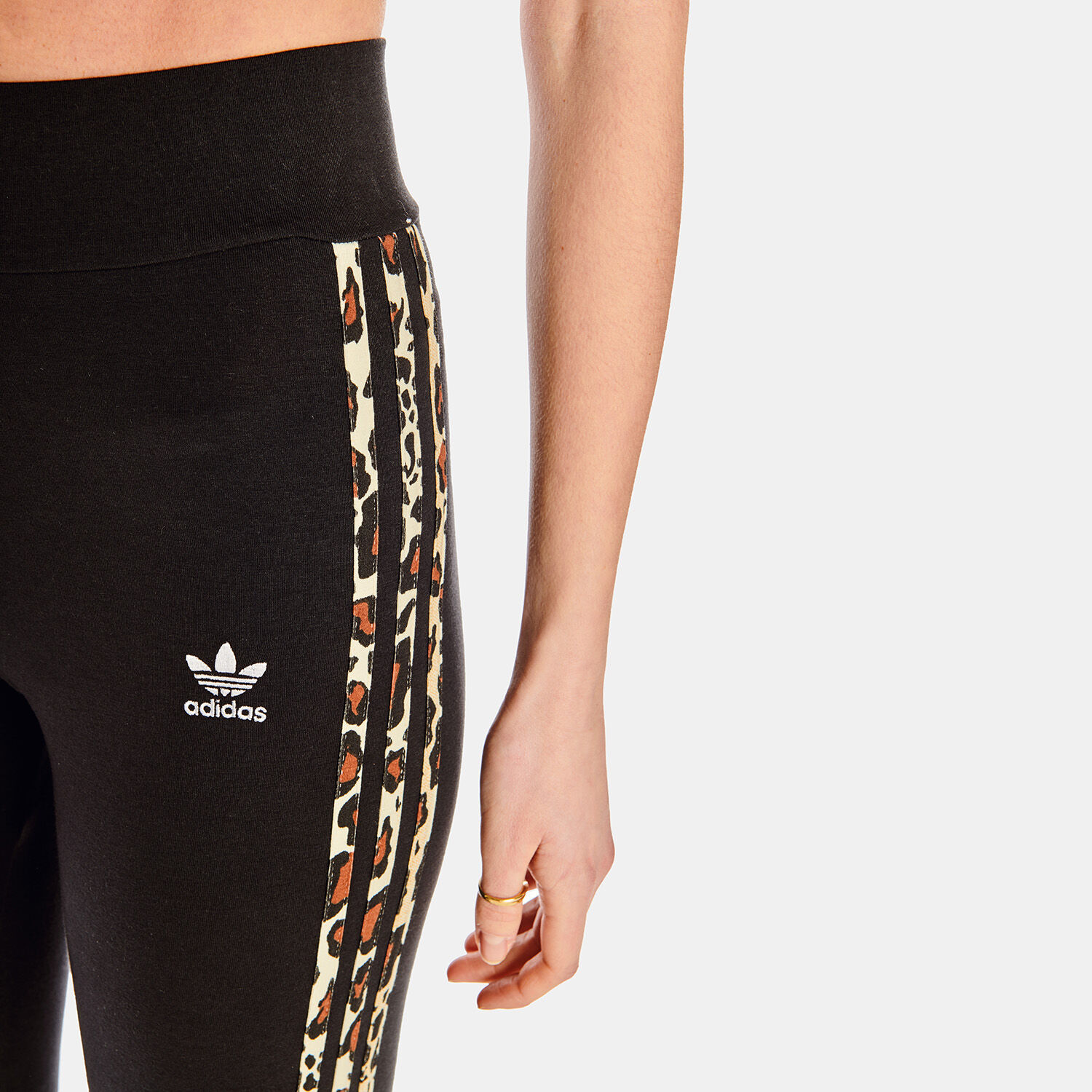 Adidas tights leopard shop