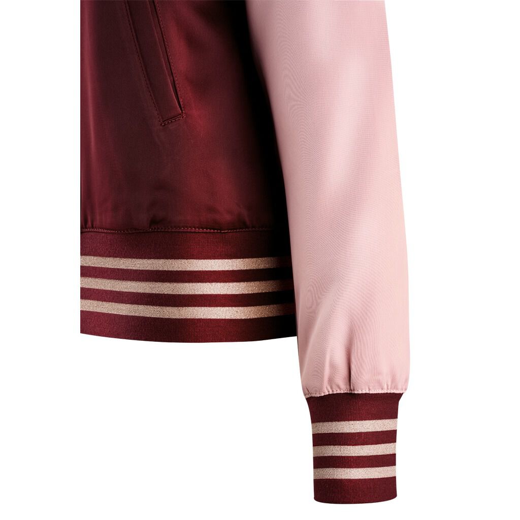 Adidas pink satin jacket deals