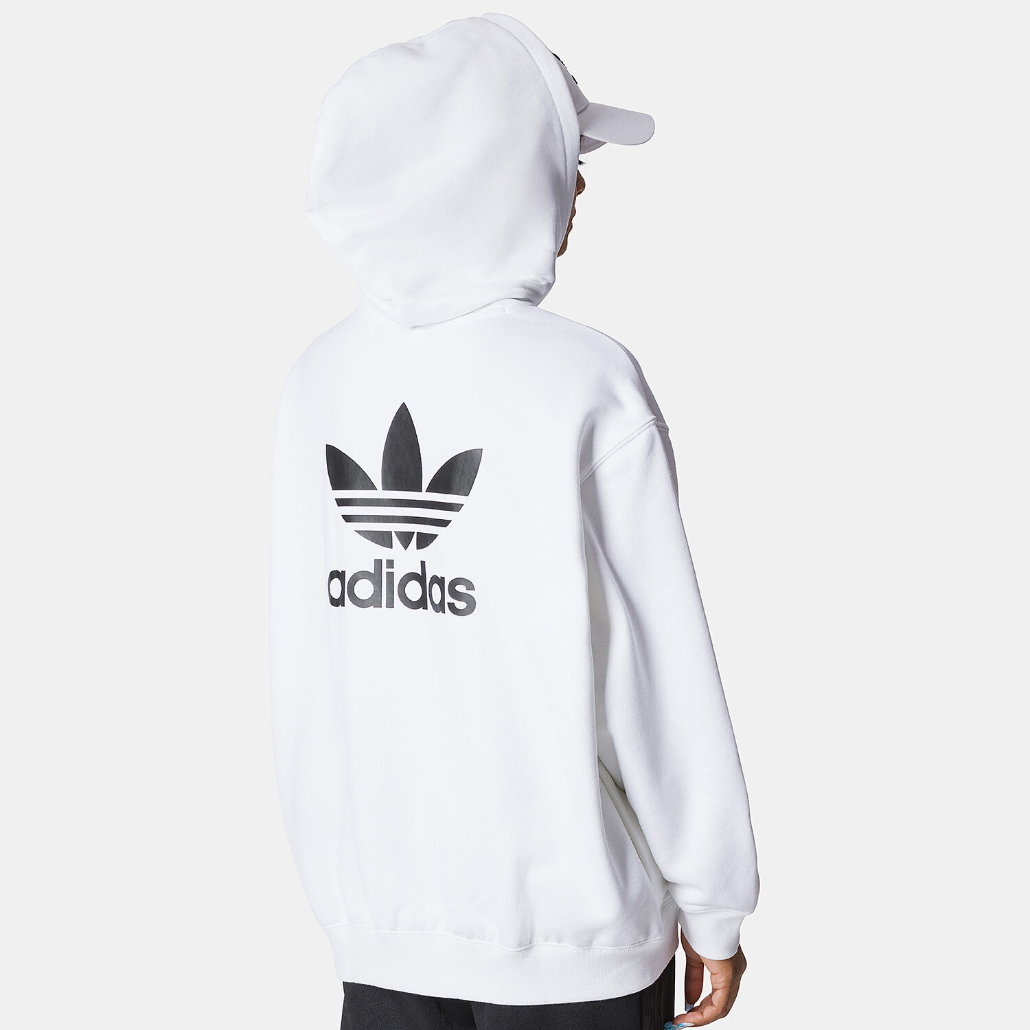 Ladies white adidas store hoodie