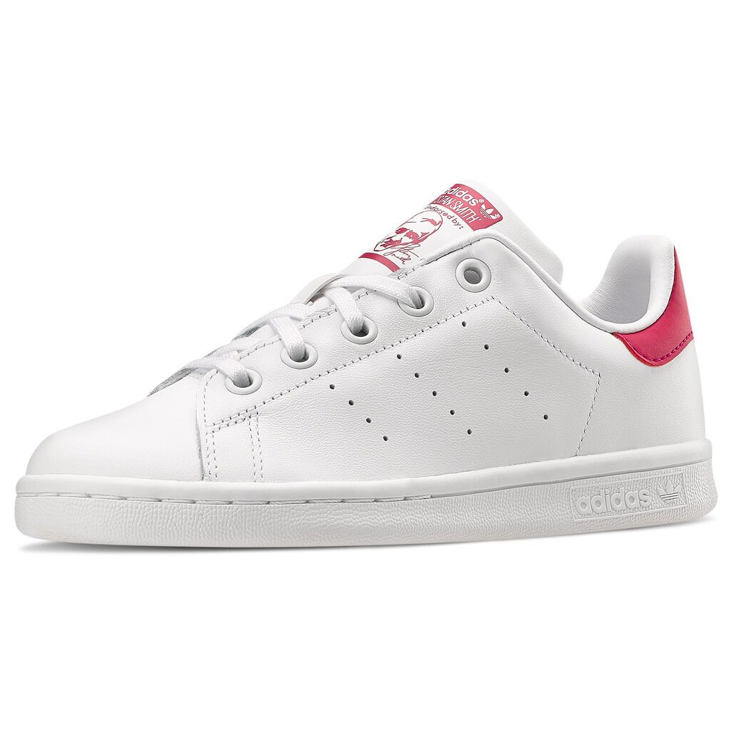 adidas Stan Smith white and fuchsia shoes AW LAB