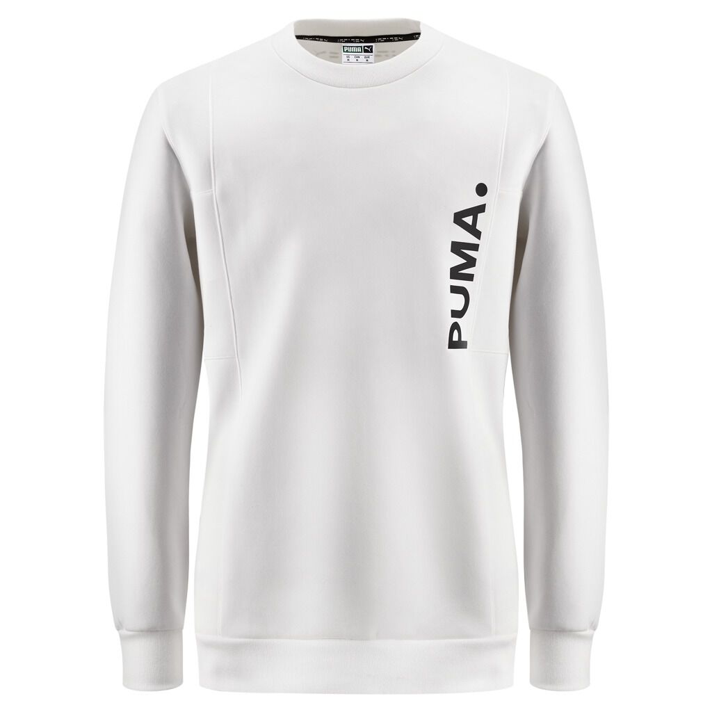 Felpa Puma Epoch Crew White AW LAB