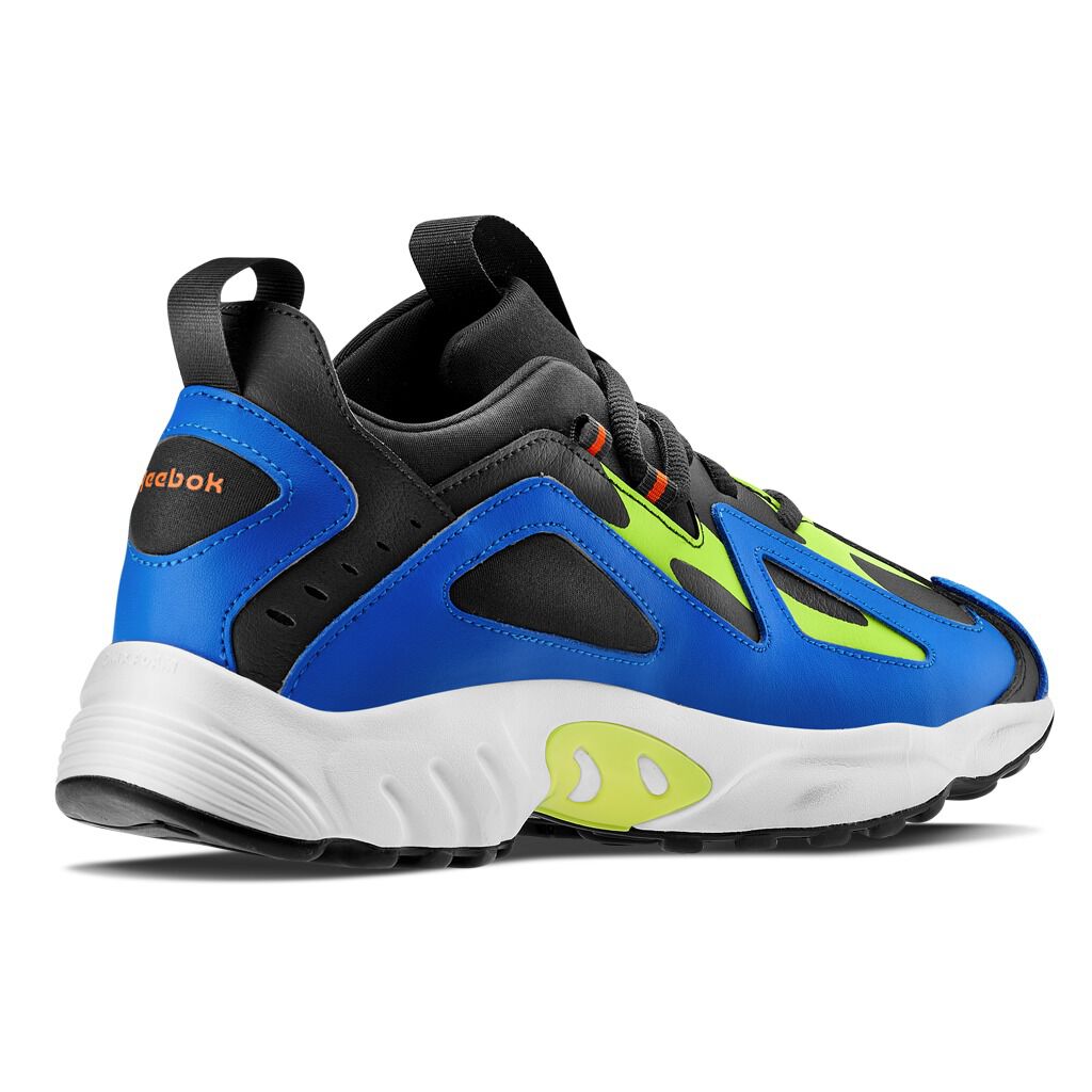REEBOK DMX SERIES 1200 LT black black green and white shoes AW LAB