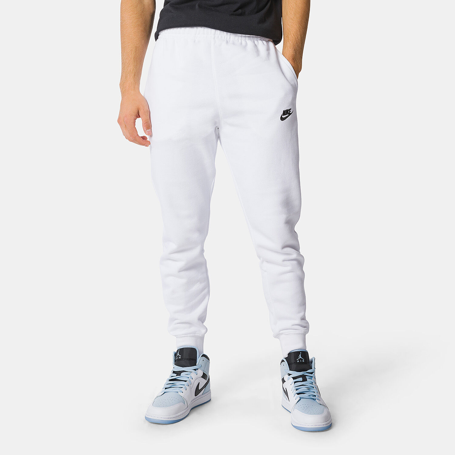 Pantaloni bianchi sales nike