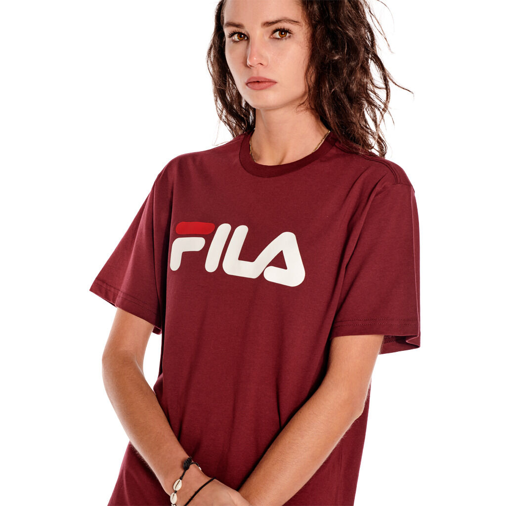 Maroon fila shirt best sale