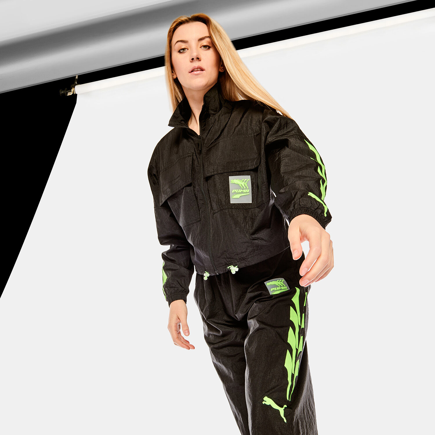 Puma woven track hot sale jacket