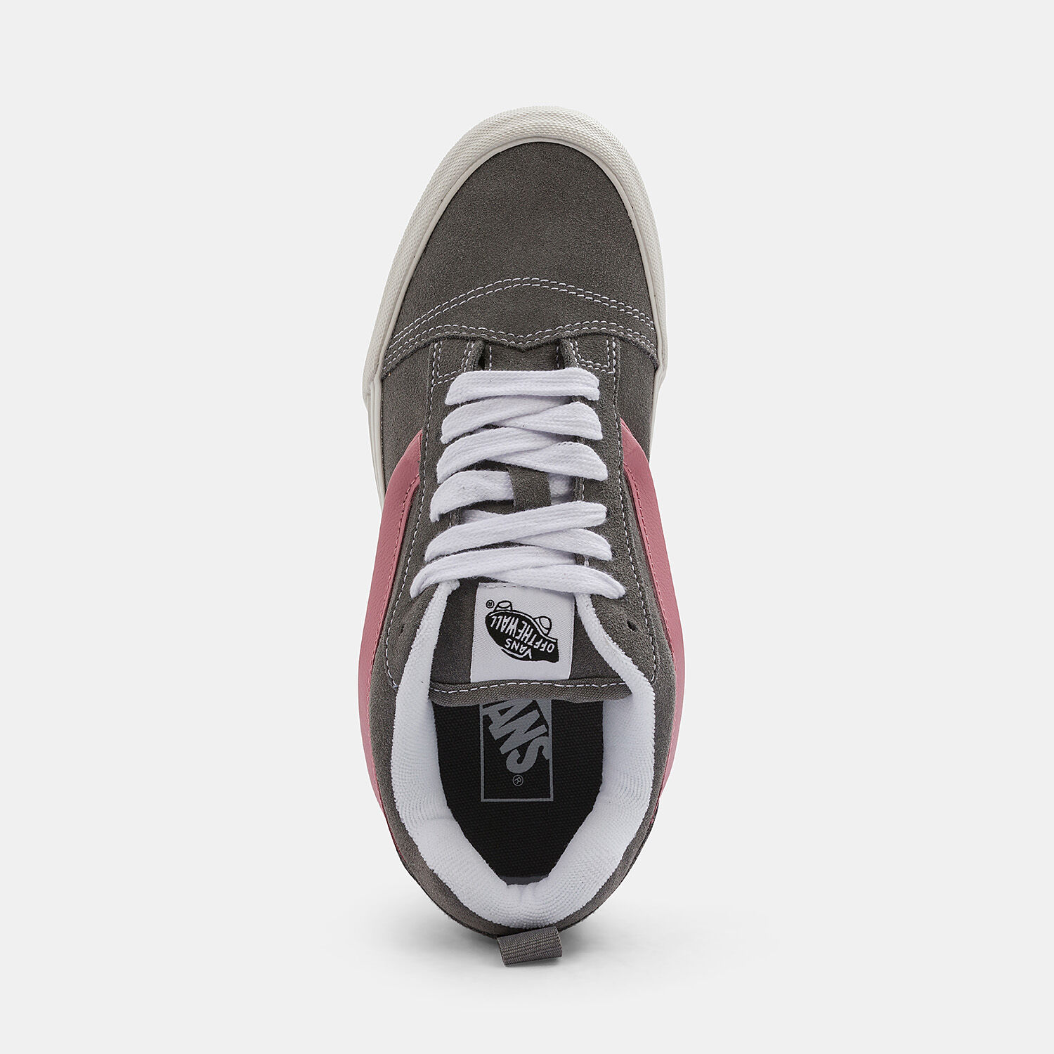 Pink and grey vans store