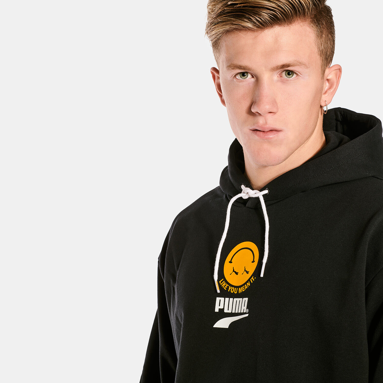 PUMA CLUB HOODIE BLACK AW LAB