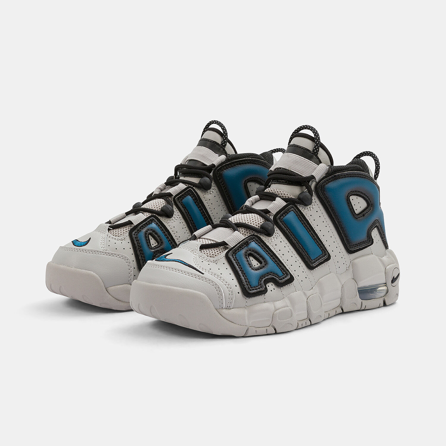 Uptempo blue and gray discount