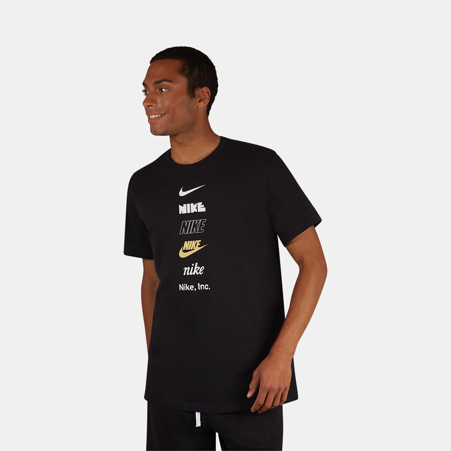 Black and deals yellow nike shirt