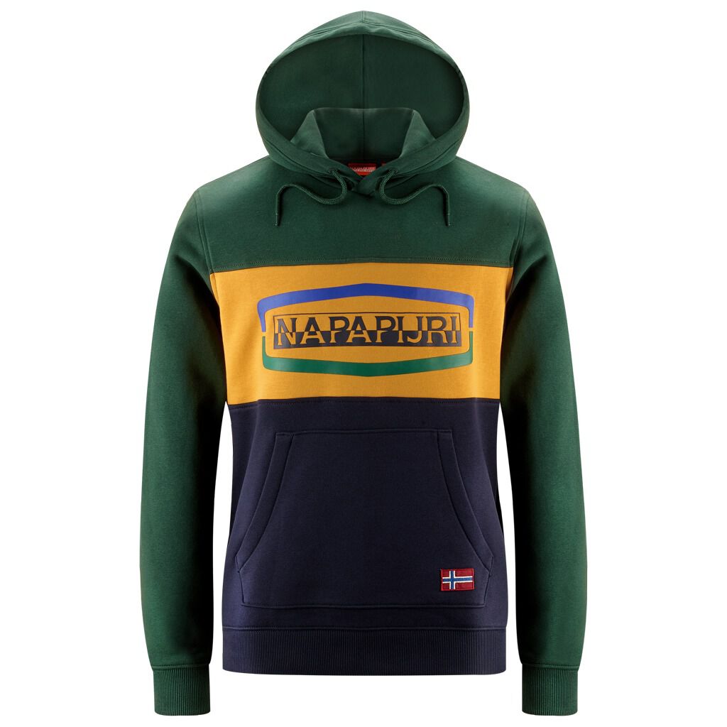 Napapijri colour block overhead hoodie outlet