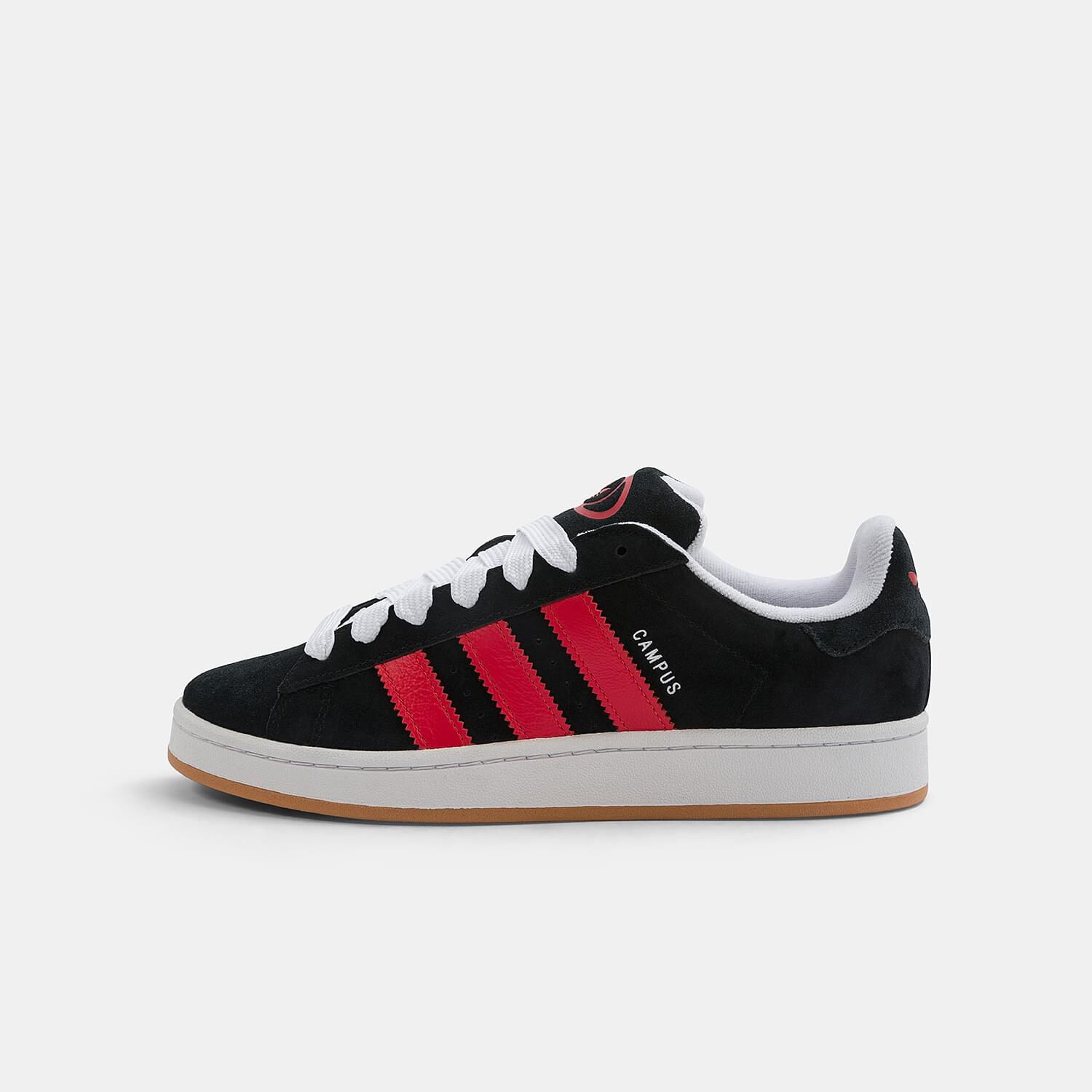 Black red and white adidas Campus 00s SMU AW LAB