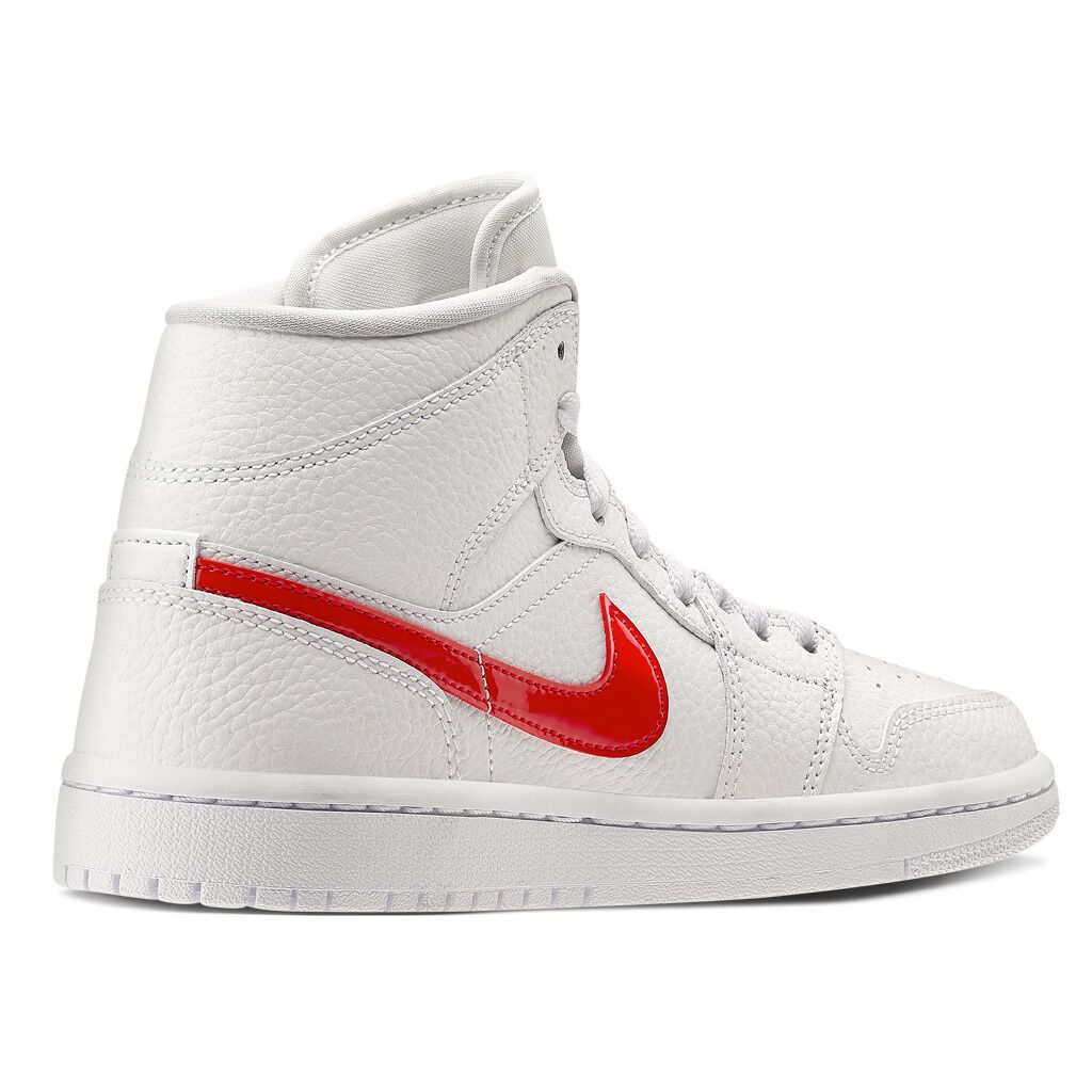 Nike bianche baffo discount rosso