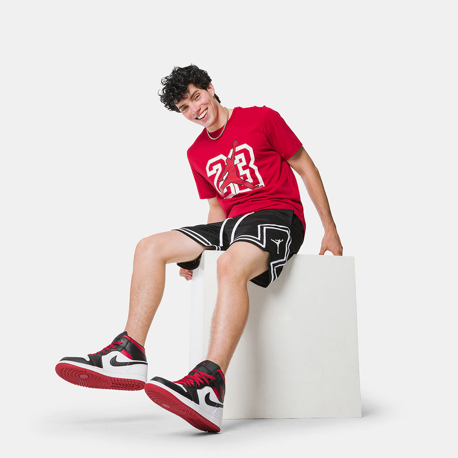 Jordan Diamond Dri FIT shorts black and white AW LAB