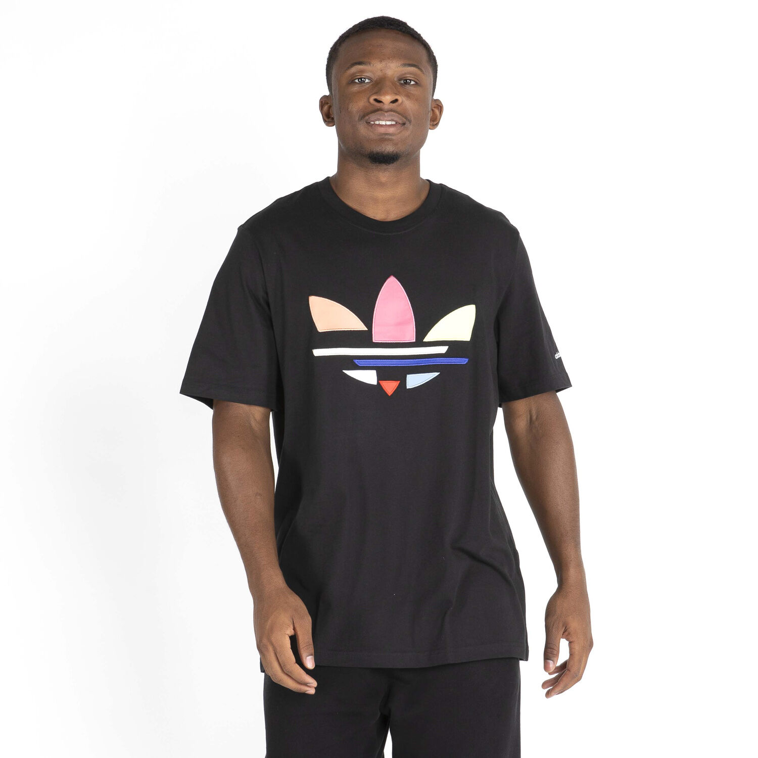 Adidas t shirt multicolor sale