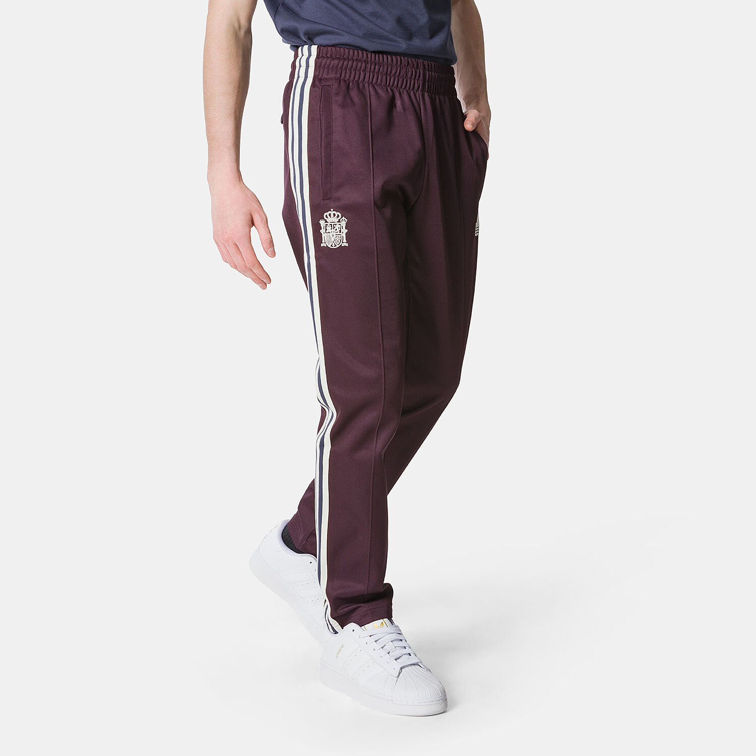 adidas spain beckenbauer tracksuit bottoms red AW LAB