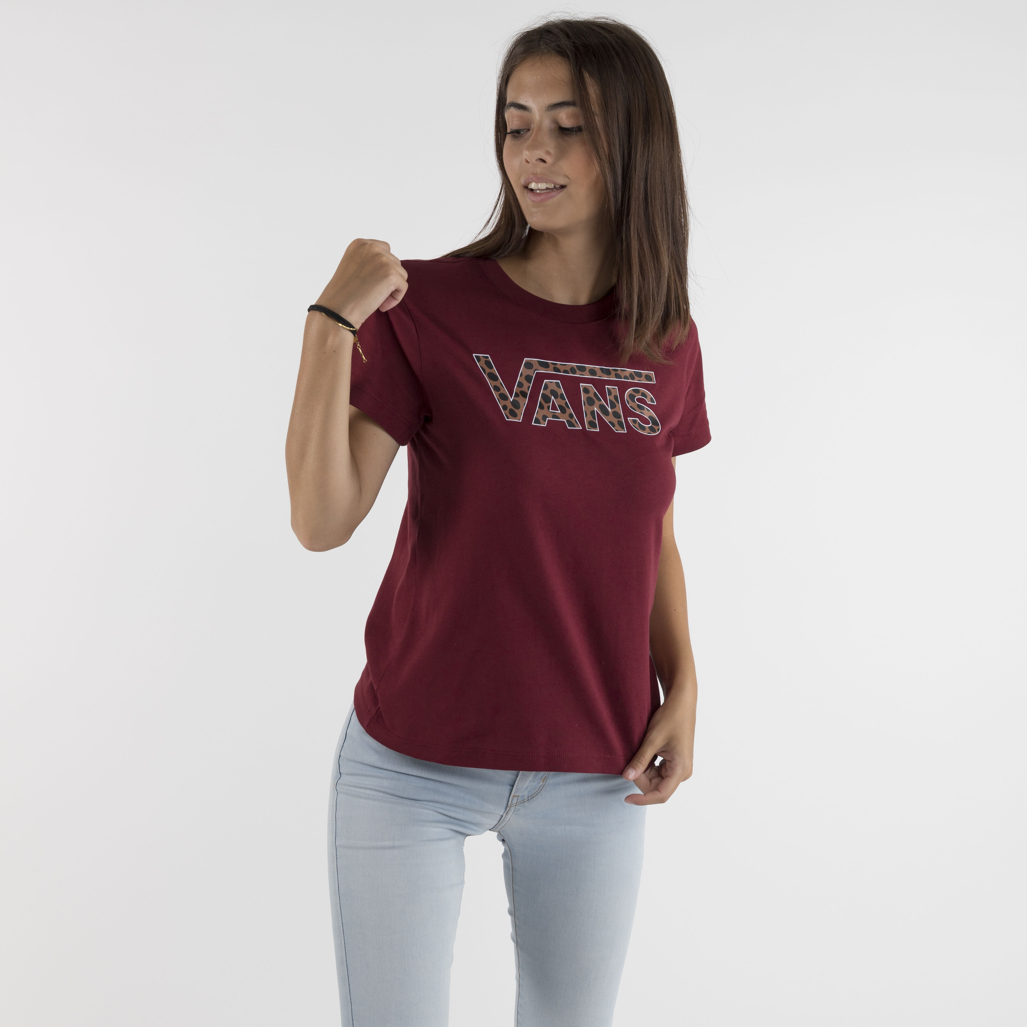Vans t shirt bordeaux online
