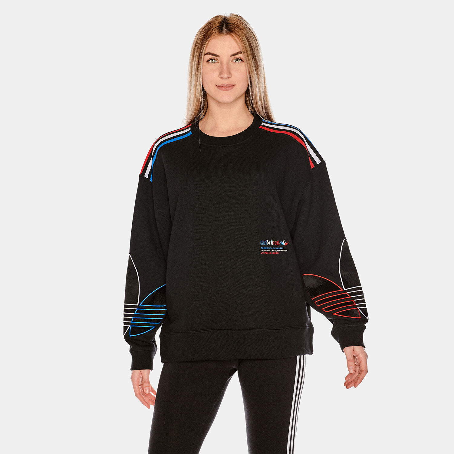 Velvet adidas sweater best sale