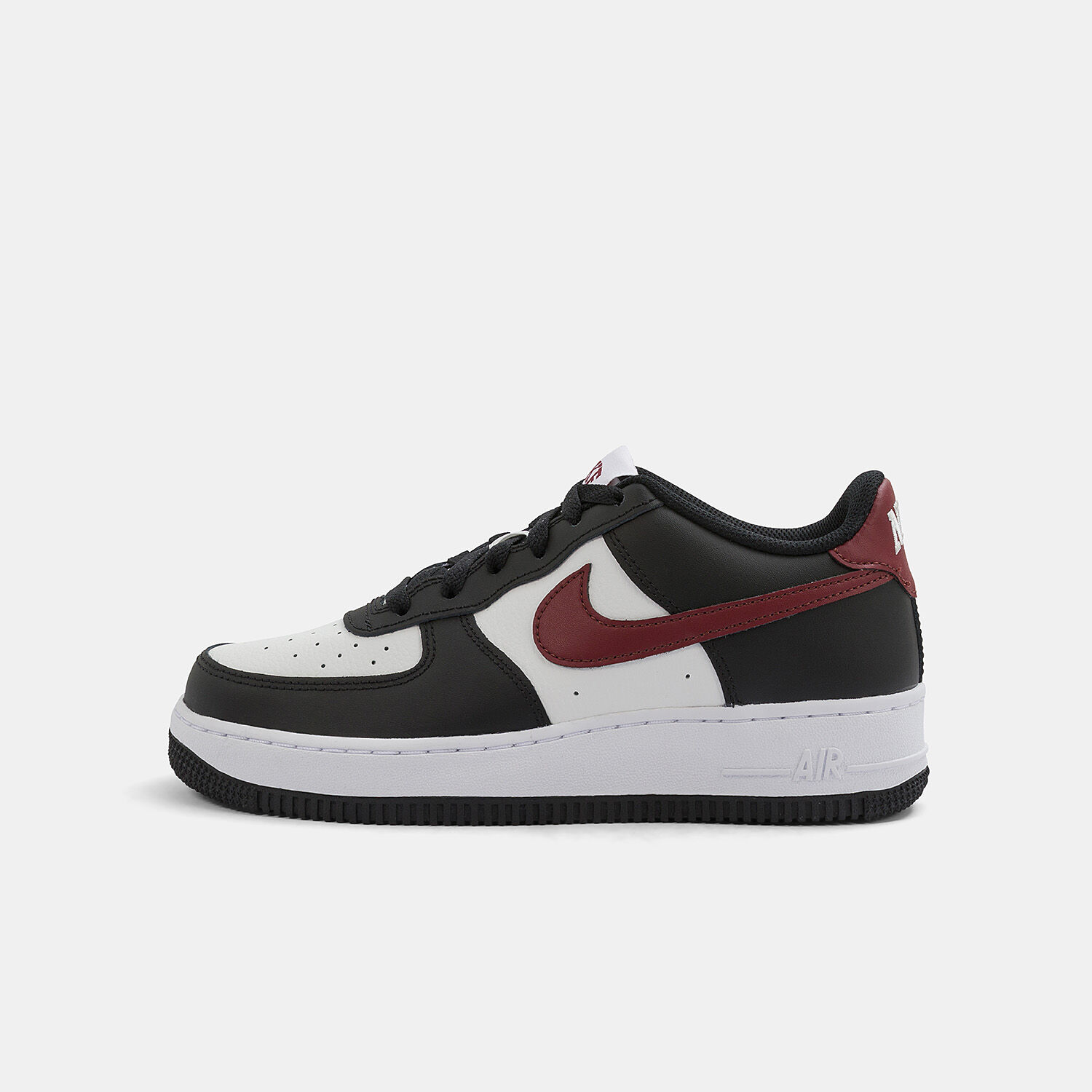 Nike Air Force 1 07 black white and burgundy AW LAB