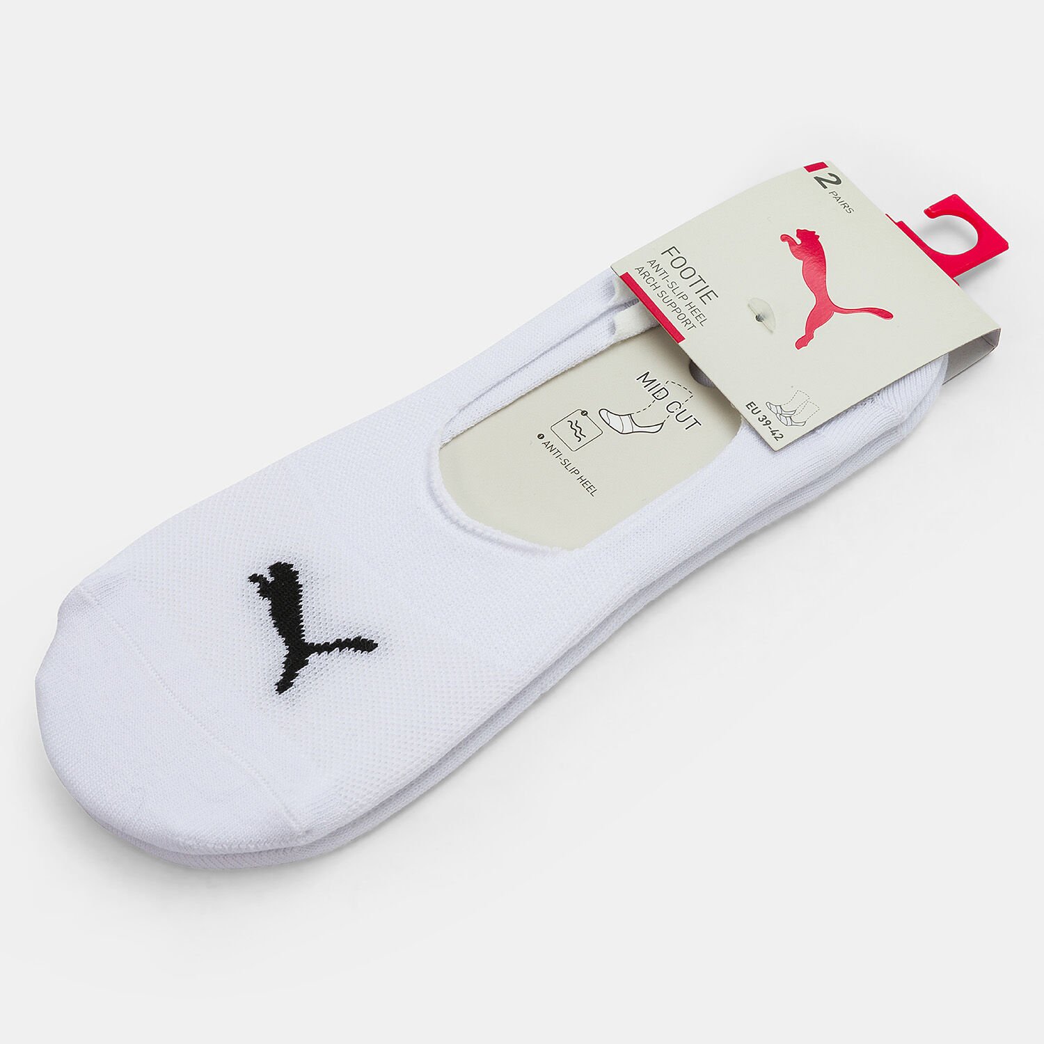 Puma Invisible Socks 39 42 2 pairs white AW LAB