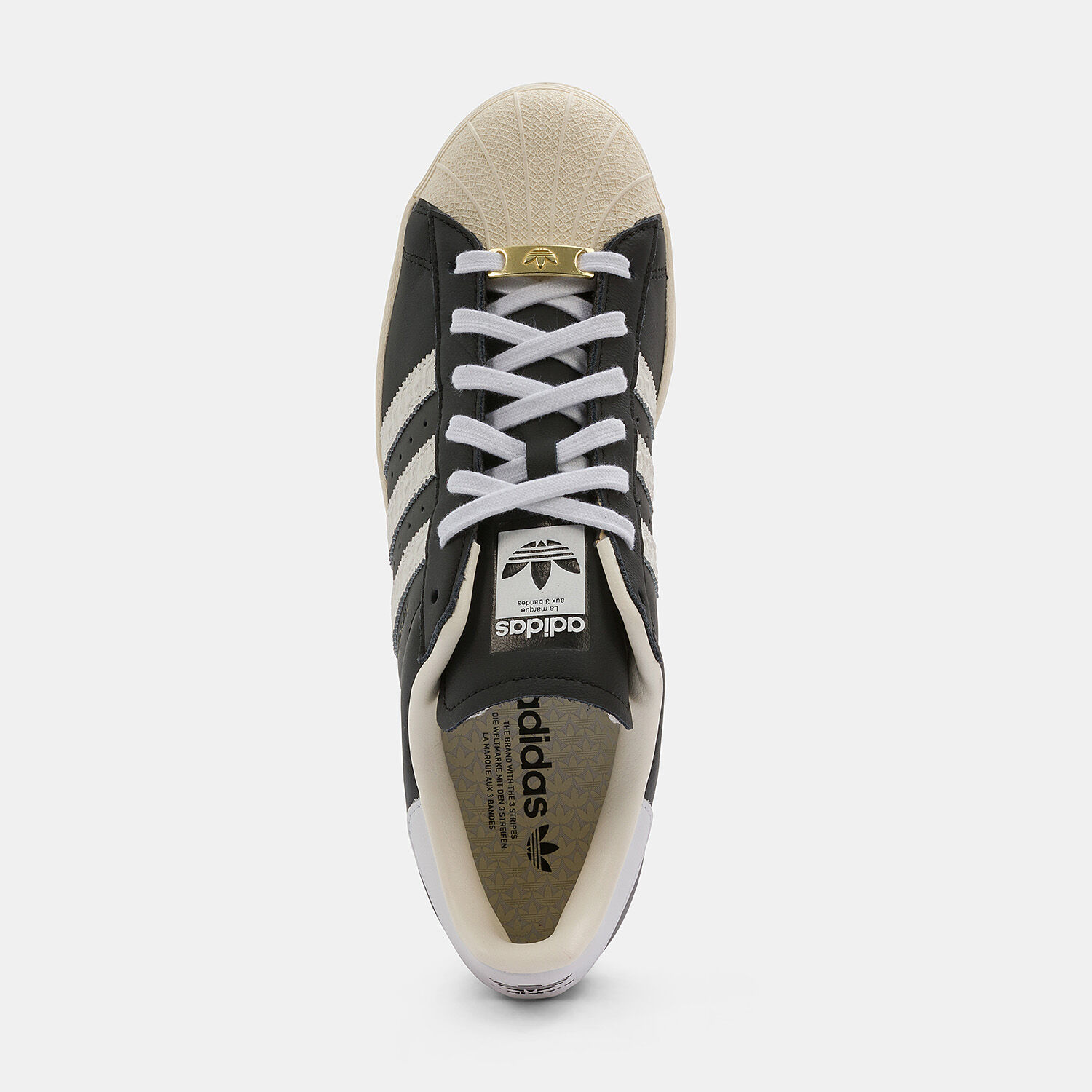 Adidas superstar beige streifen store