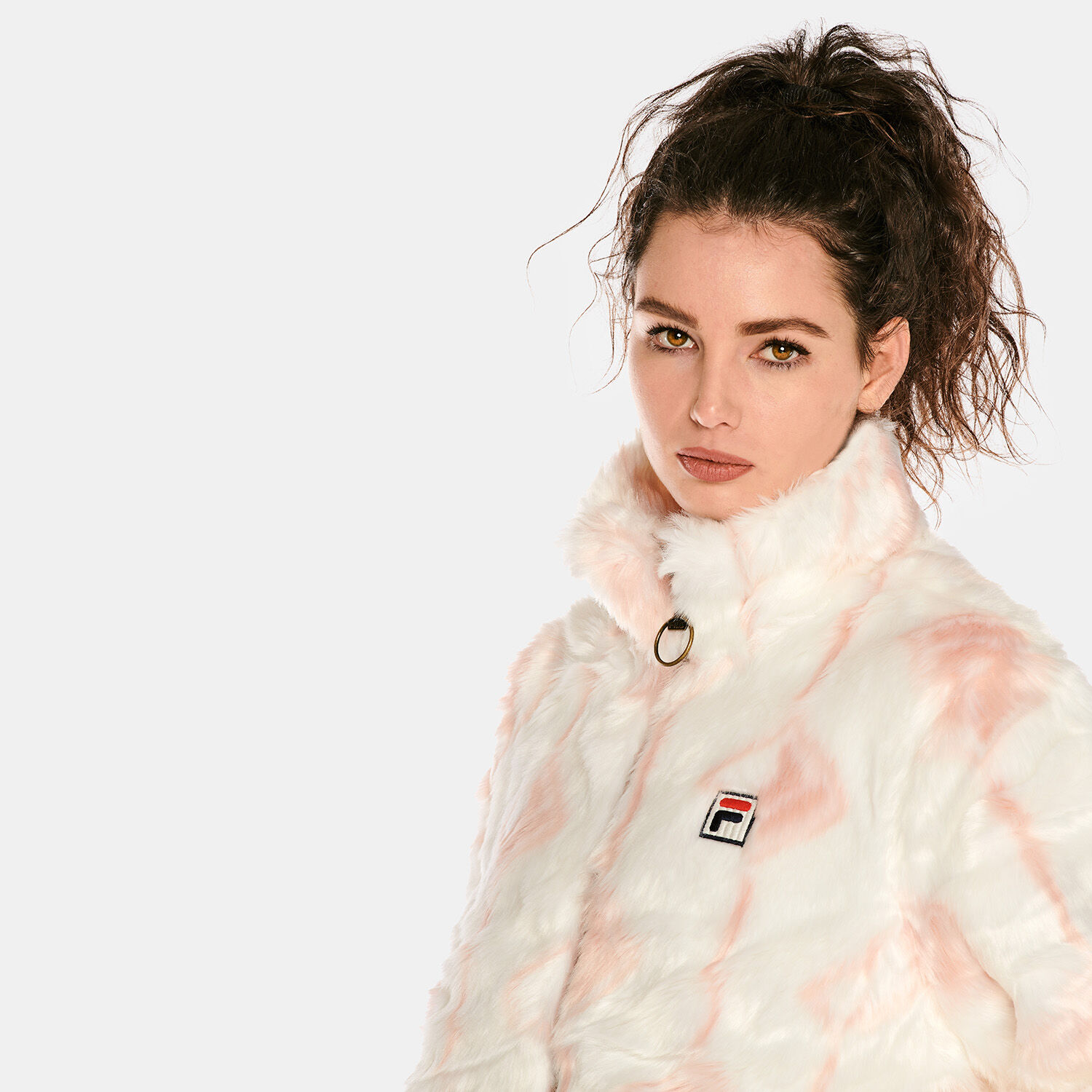 Fila faux fur jacket sale