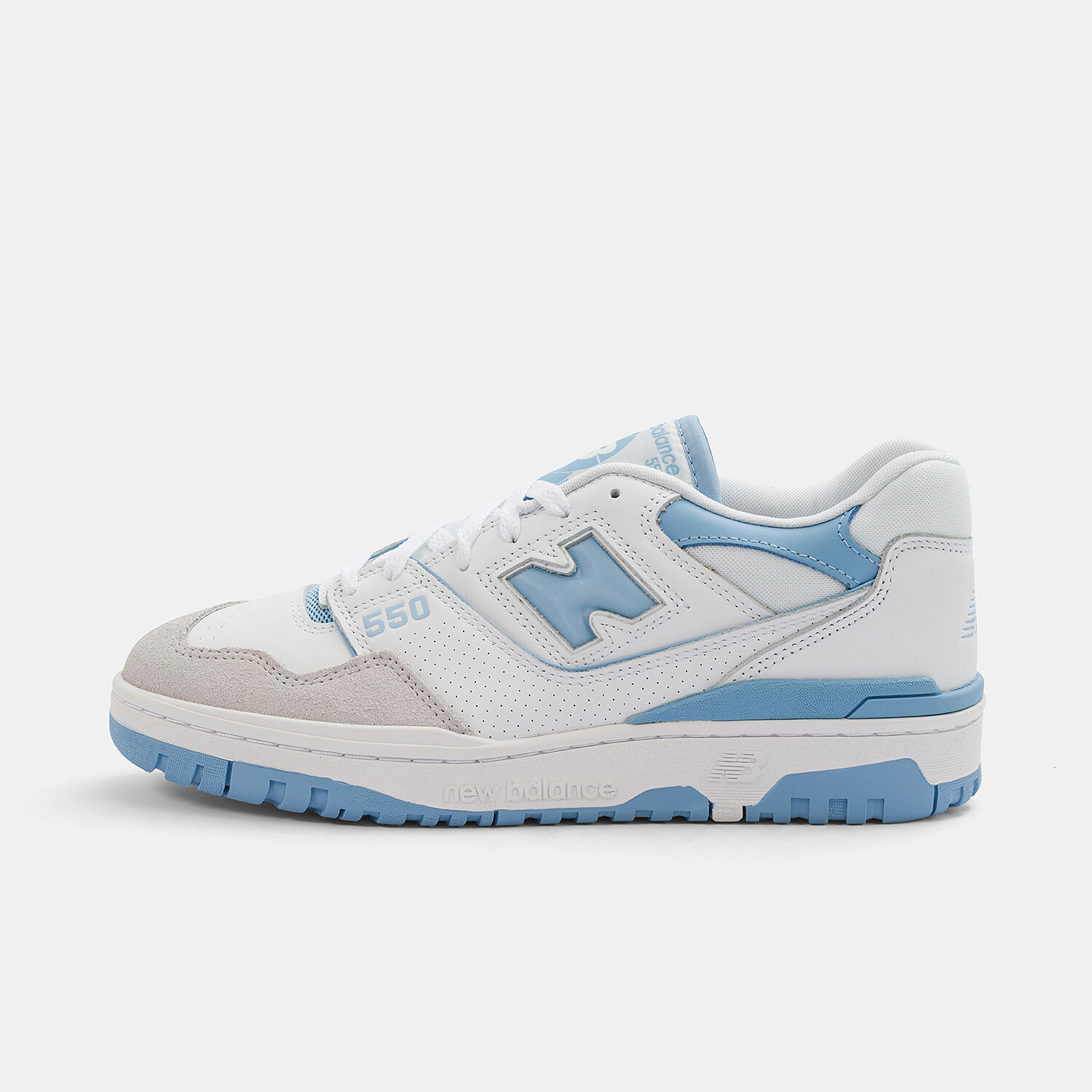 New balance blancas con celeste top