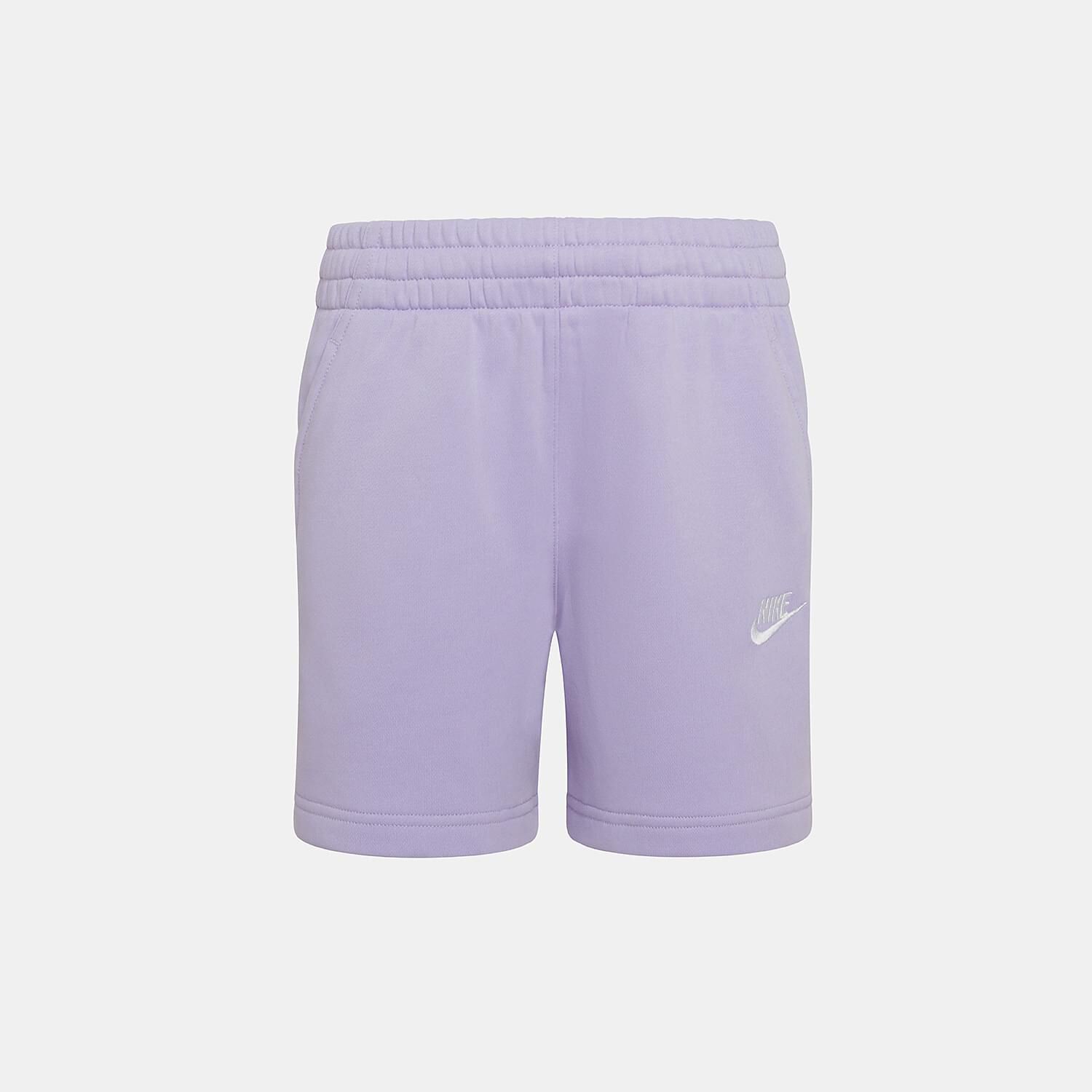 Lilac Nike Sportswear Club Fleece Boys Shorts AW LAB