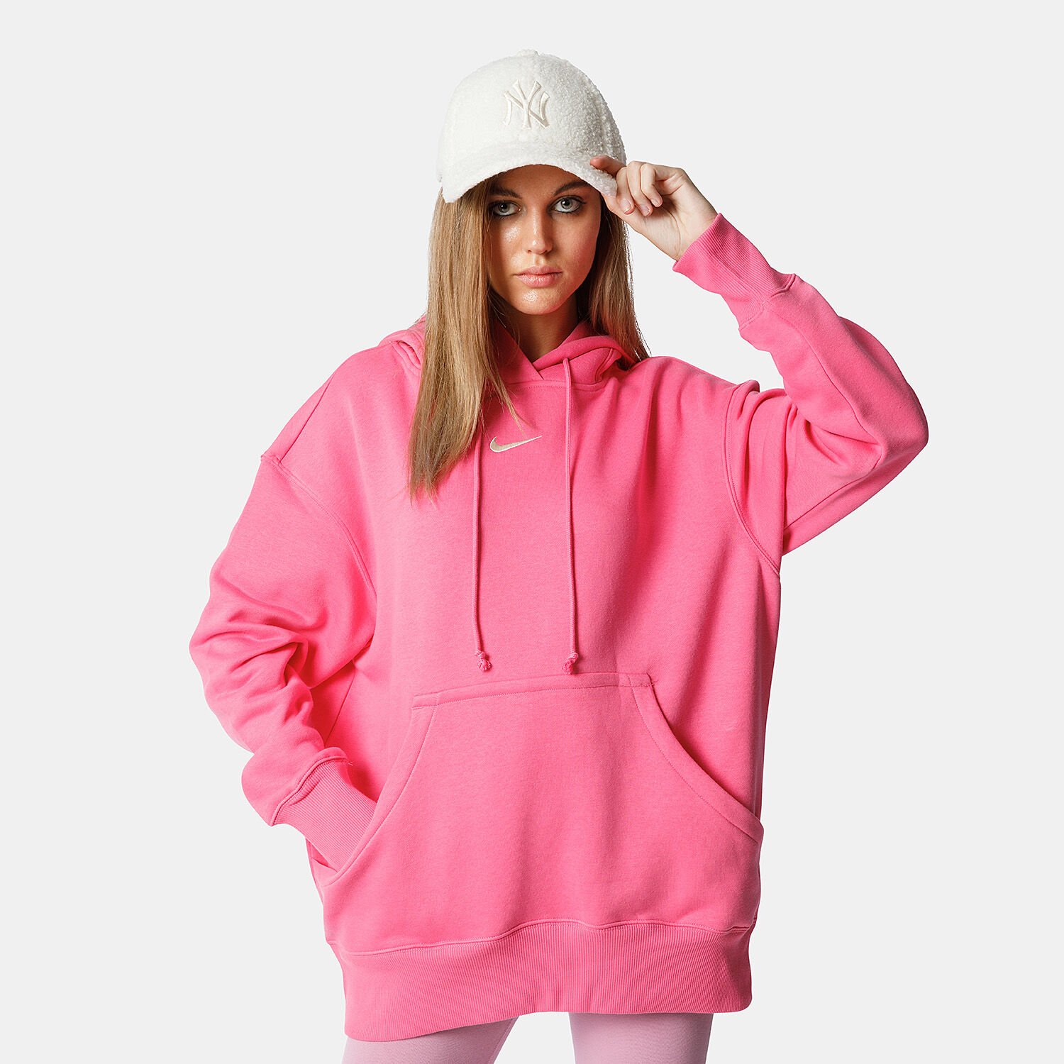 Felpa nike donna rosa sales