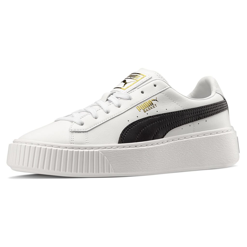 Puma basket platform core white deals