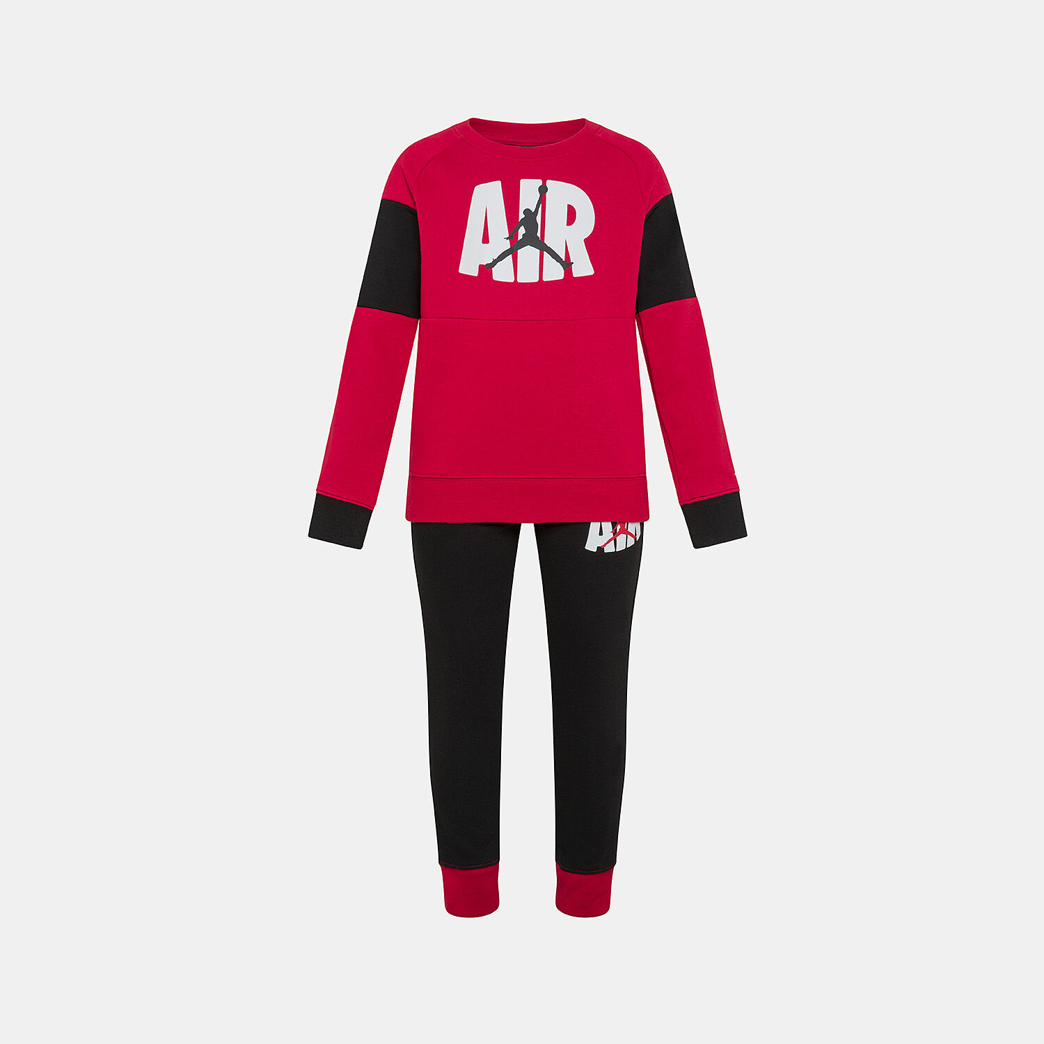 Red and white jordan tracksuit on sale